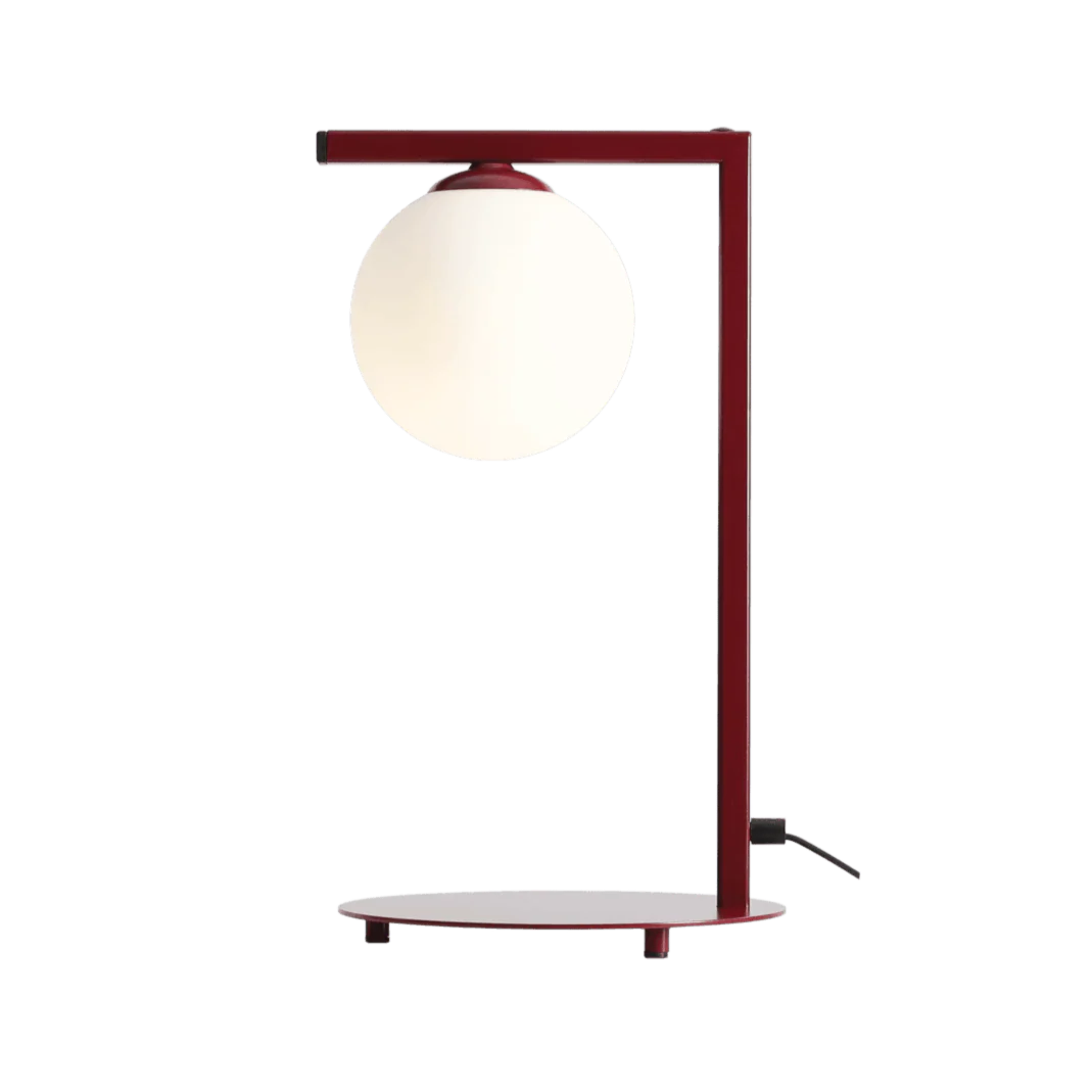 Lampa stołowa ZAC bordowy