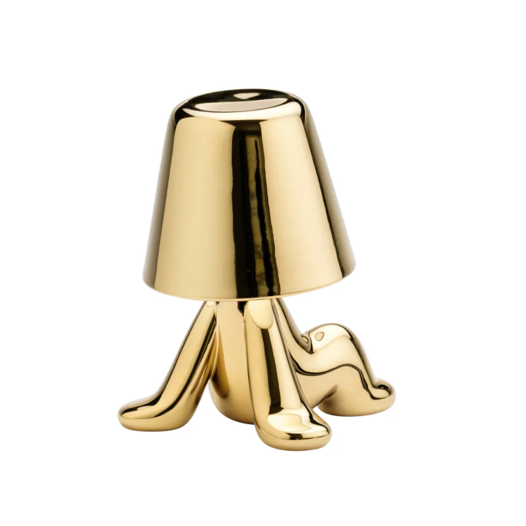 Lampka GOLDEN BROTHERS - BOB złoty - Image 8