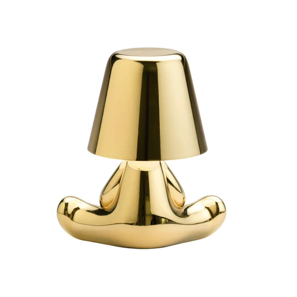 Lampka GOLDEN BROTHERS - JOE złoty - Image 3