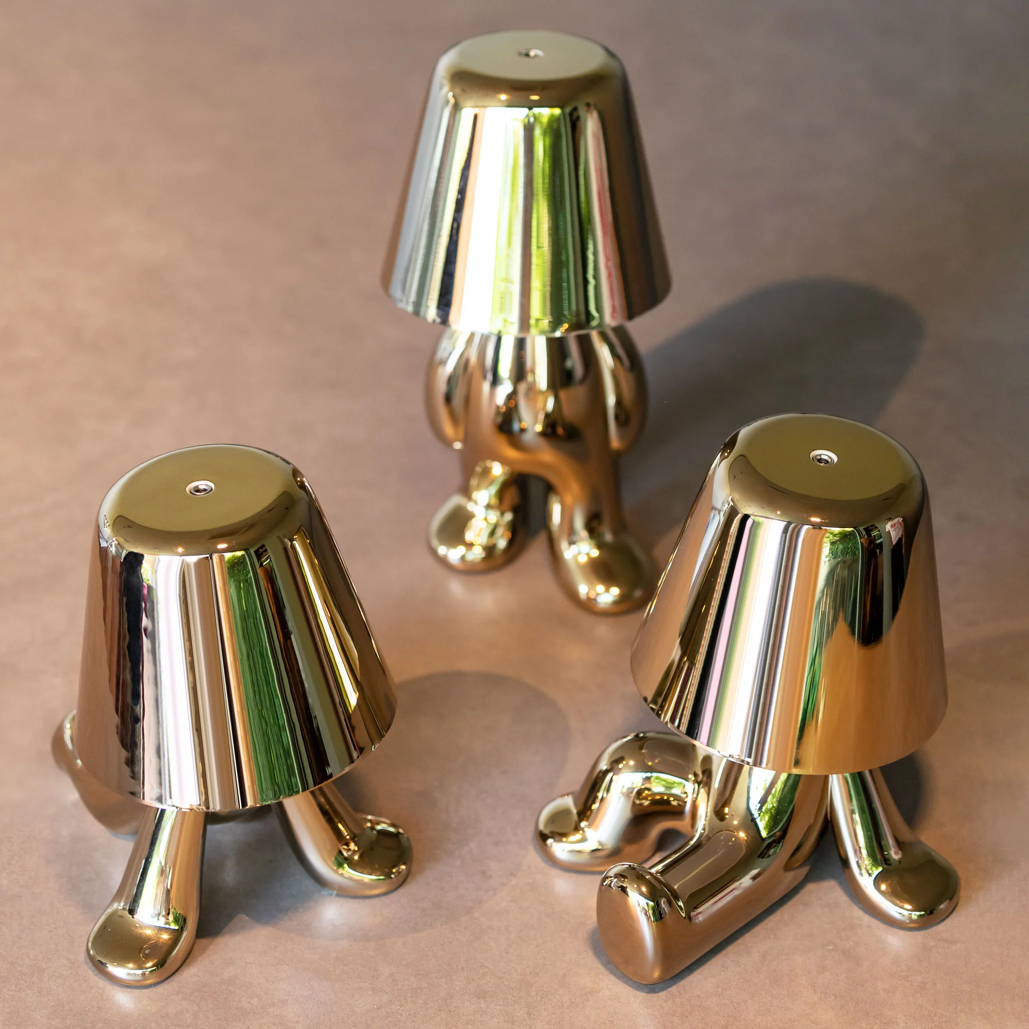 Lampka GOLDEN BROTHERS - JOE złoty - Image 5