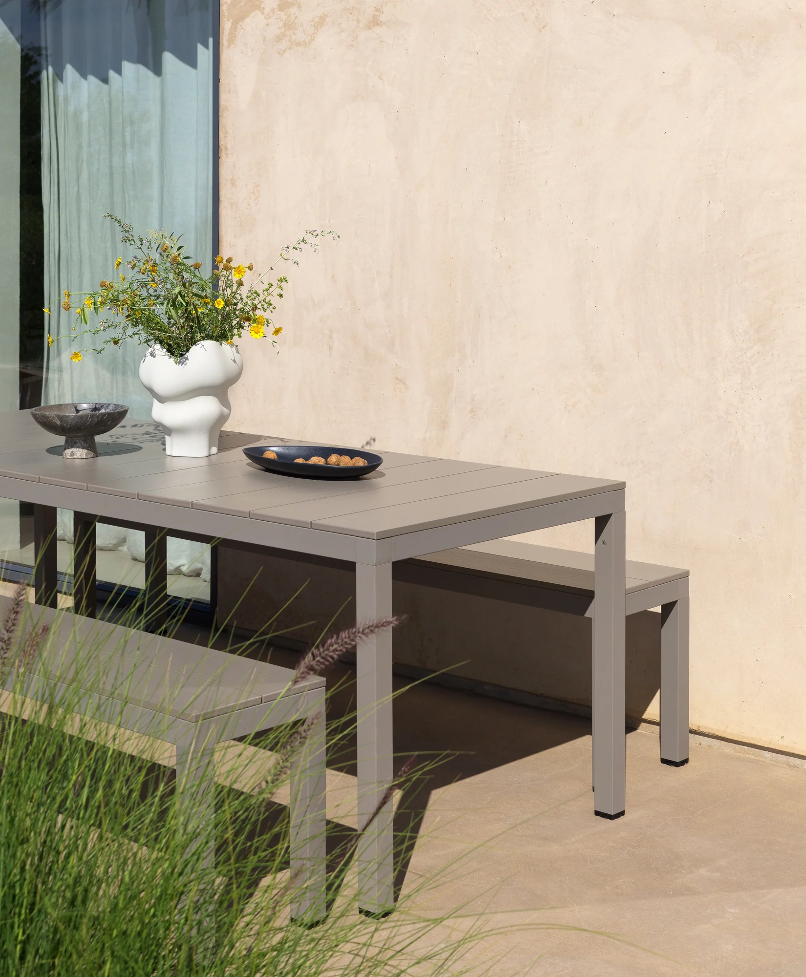 Ławka zewnętrzna RIO taupe - Image 3