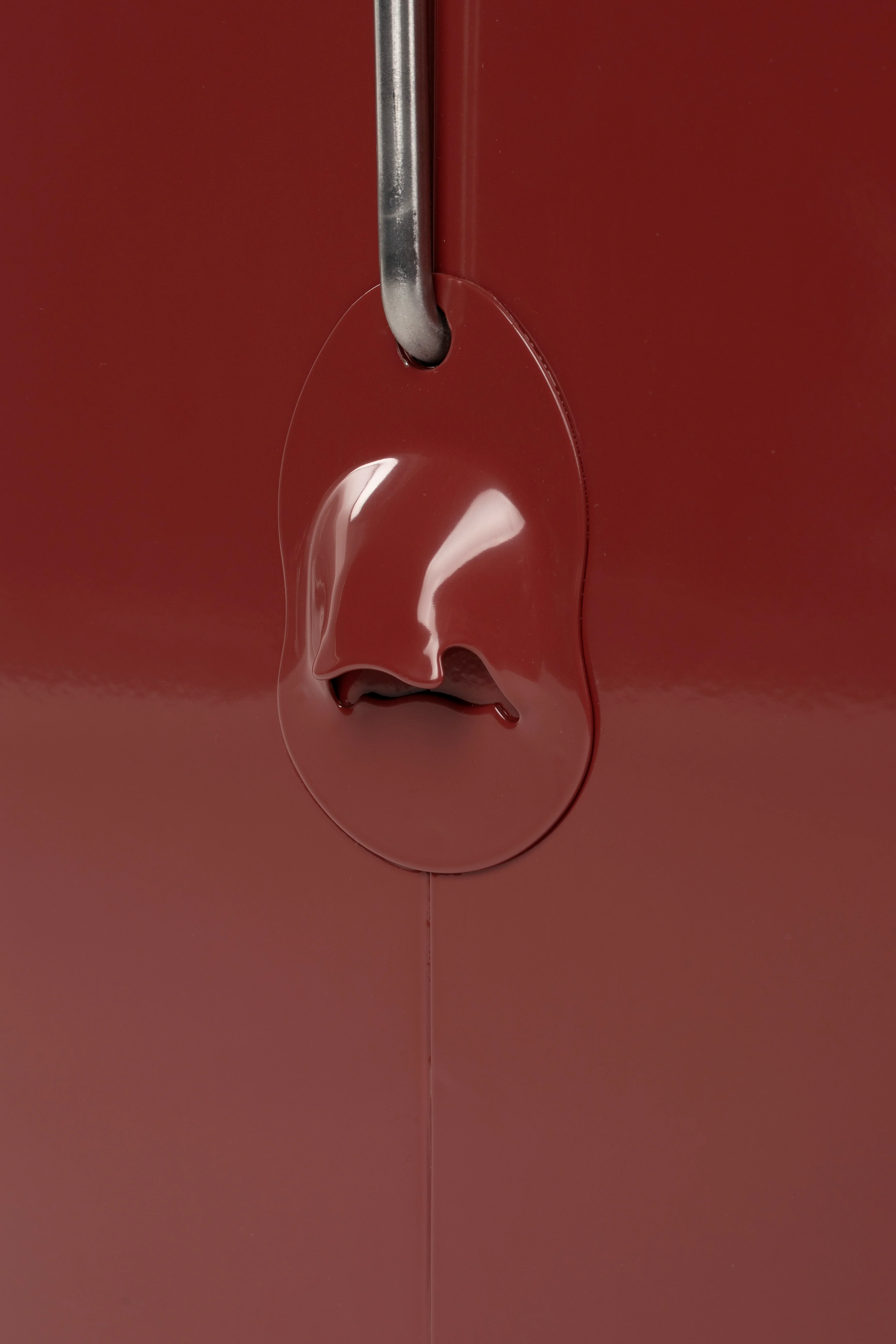 Lodówka przenośna BE WINE burgundowy z pomarańczowym i szarym - Image 4