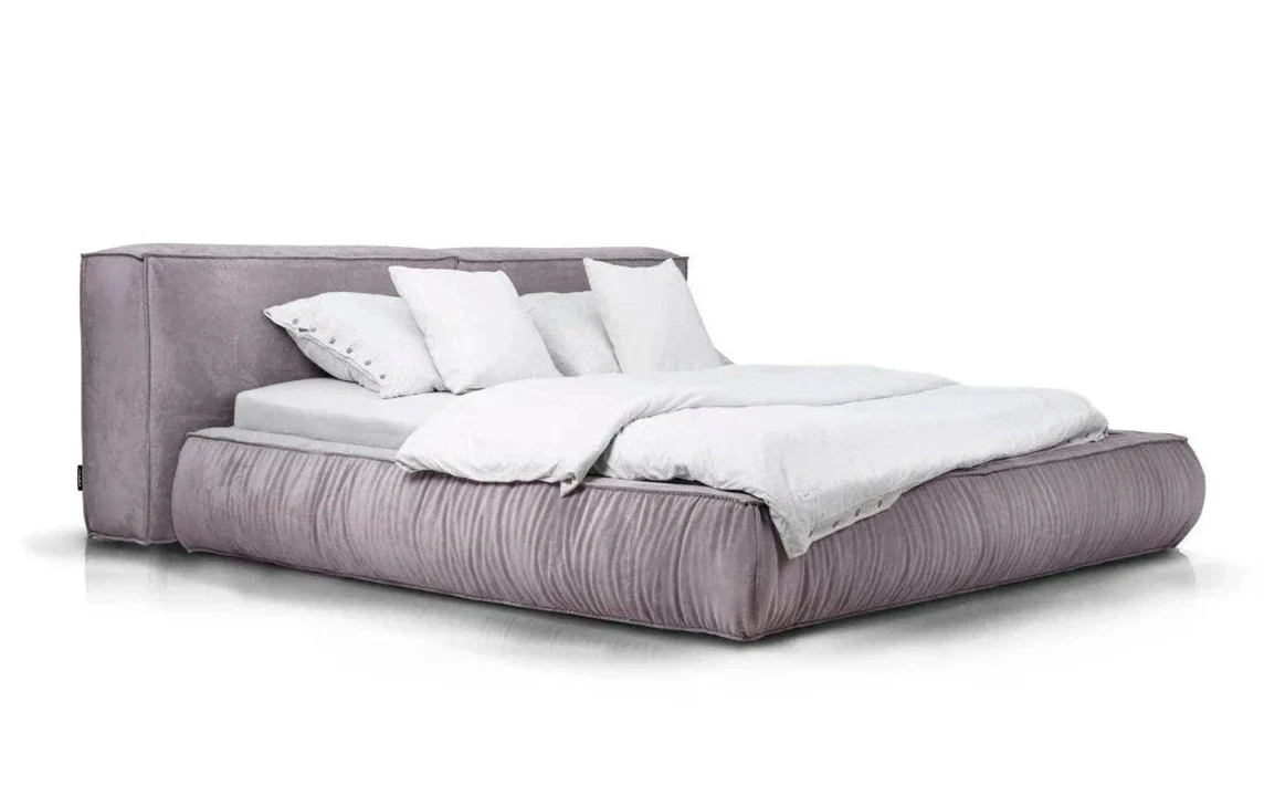 Łóżko CUSHIONS lawendowe ZOYA 02 - poekspozycyjne