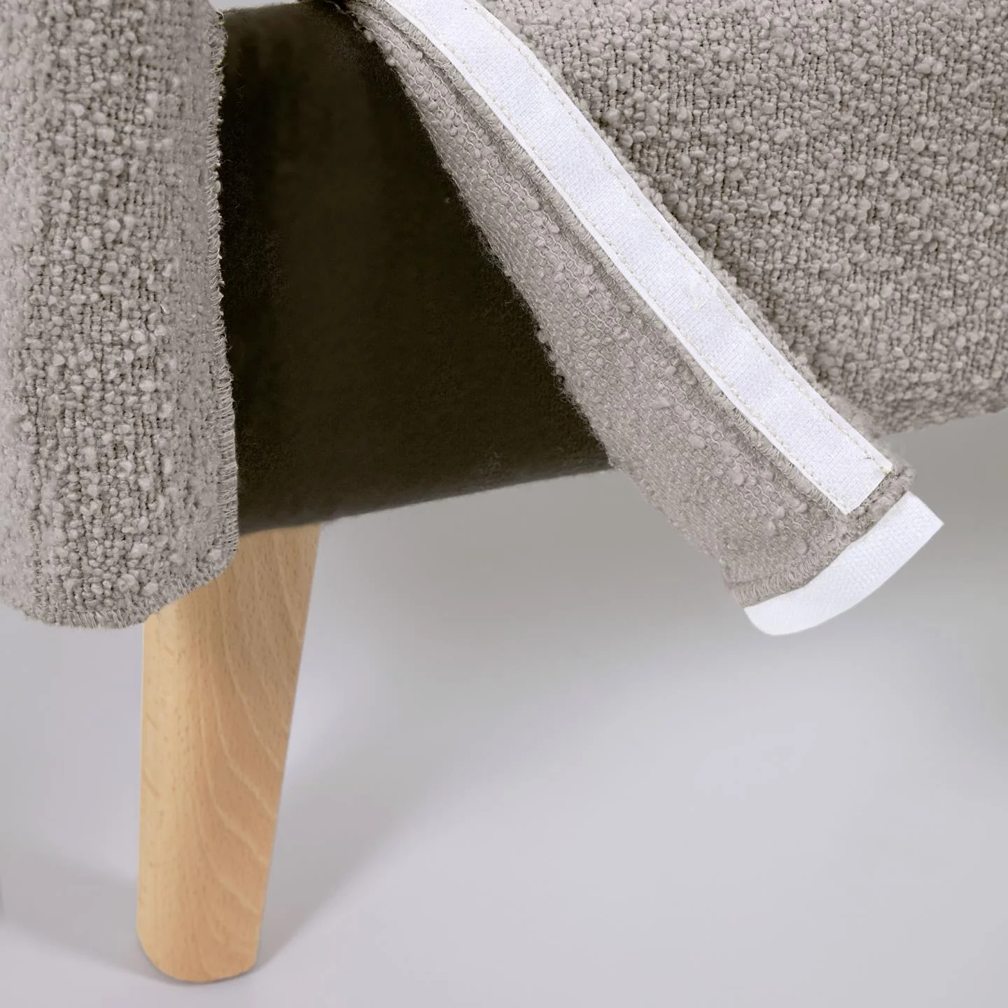Łóżko DYLA jasnoszary boucle - Image 4