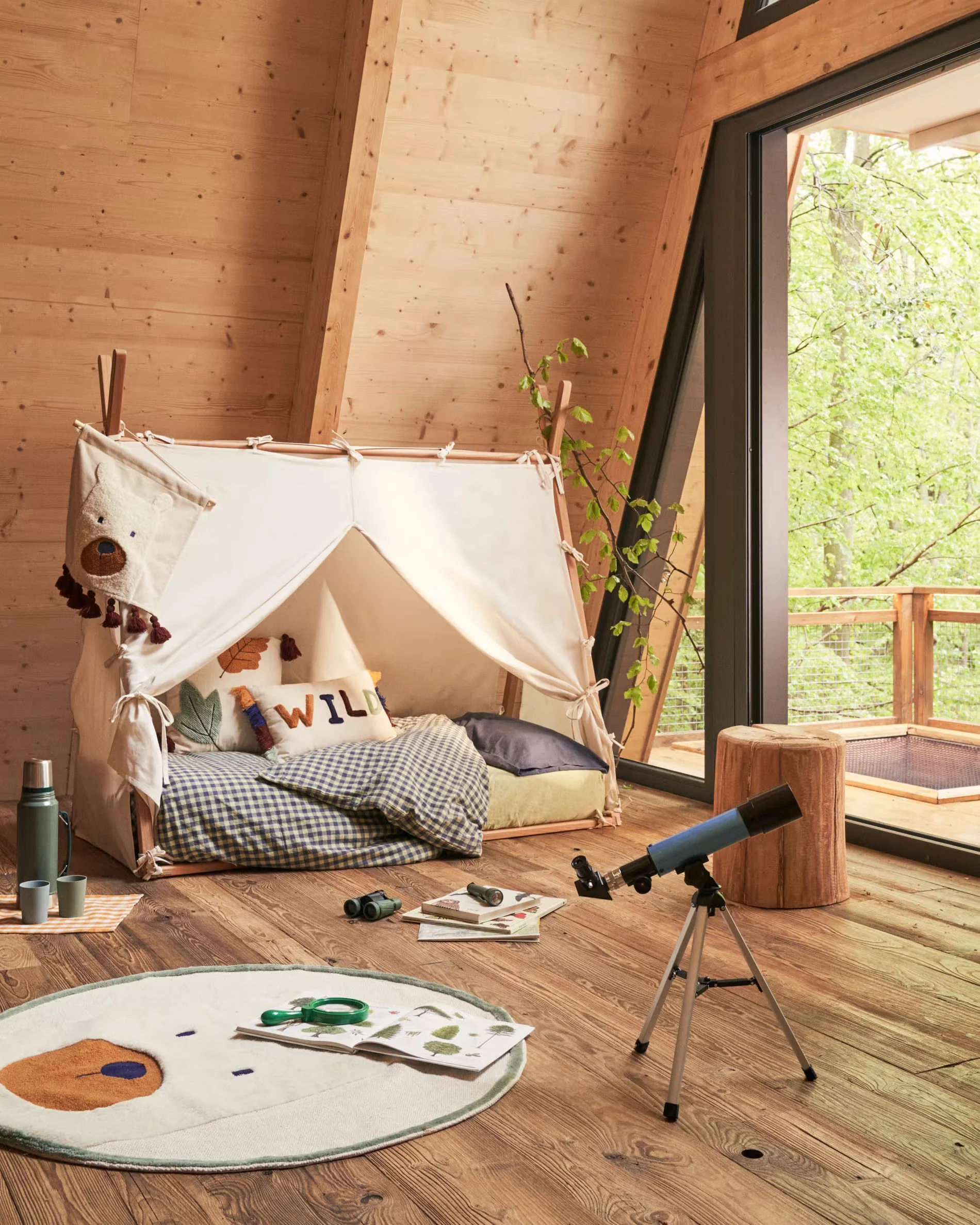 Łóżko tipi MARALIS lite drewno bukowe - Image 2
