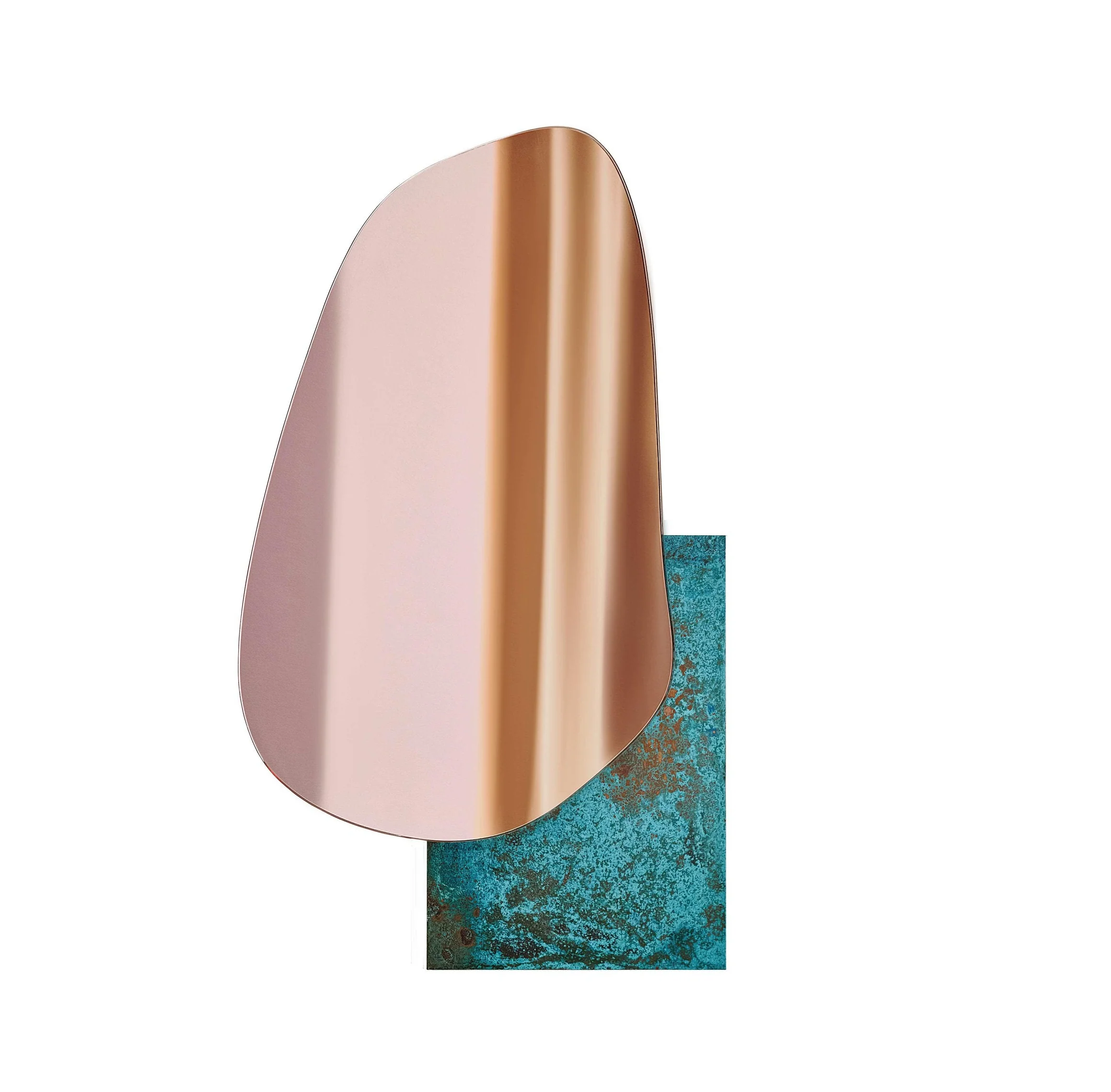 Lustro LAKE 3 - LIMITED EDITION oksydowana miedź
