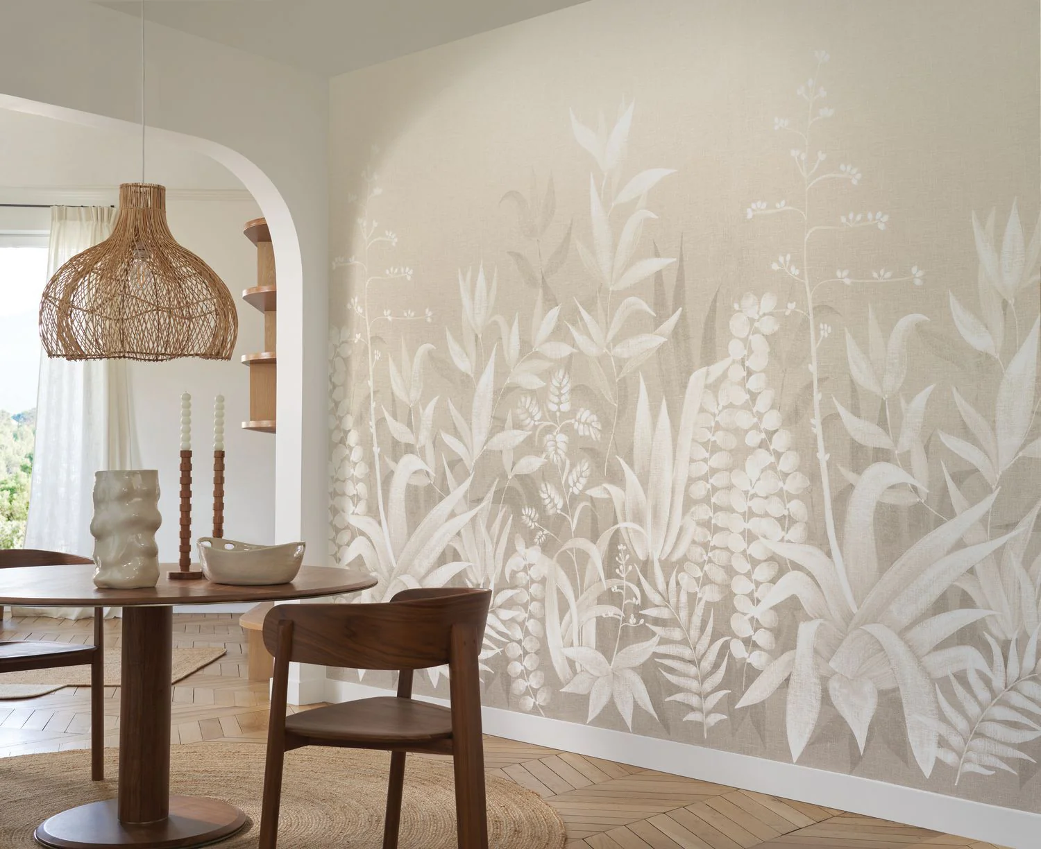 Mural SAONA beżowy z białym - Image 2