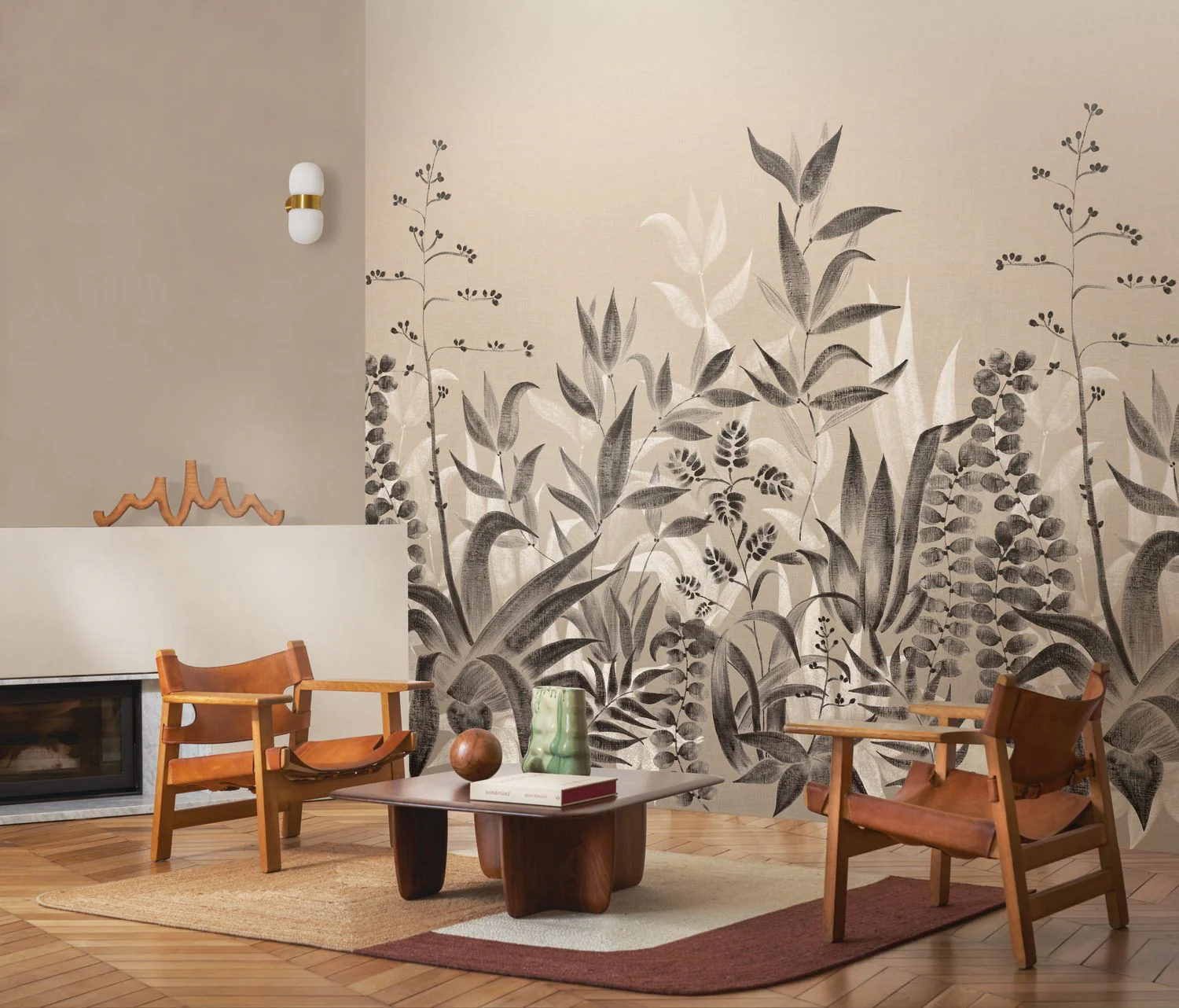Mural SAONA beżowy z białym - Image 3