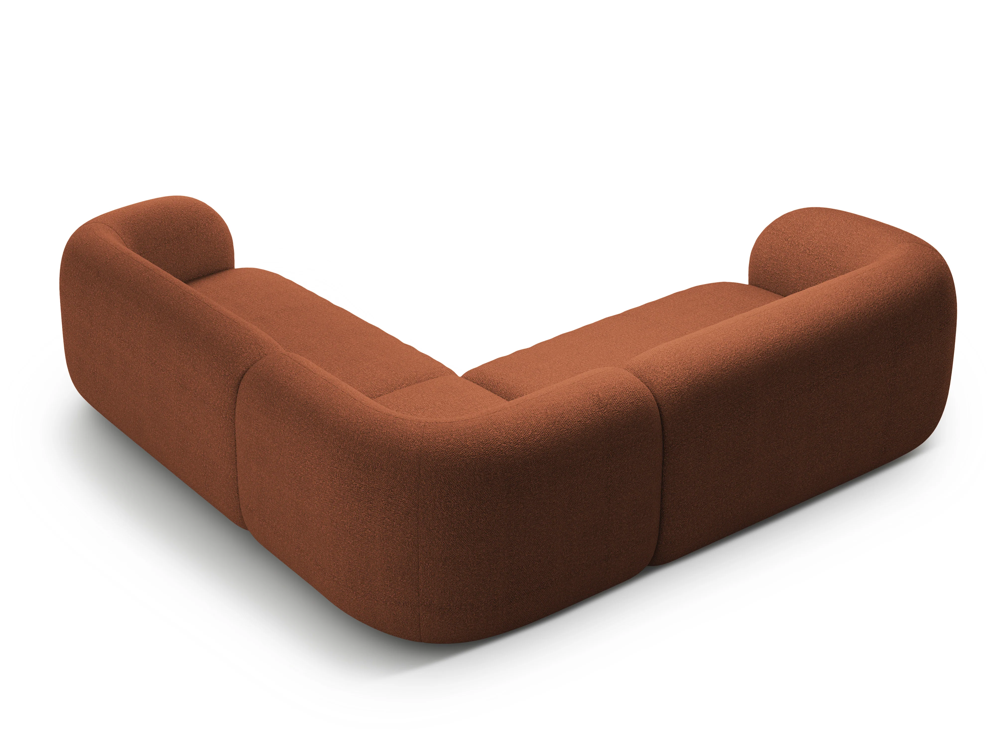 Narożnik symetryczny KATE terracotta boucle - Image 3
