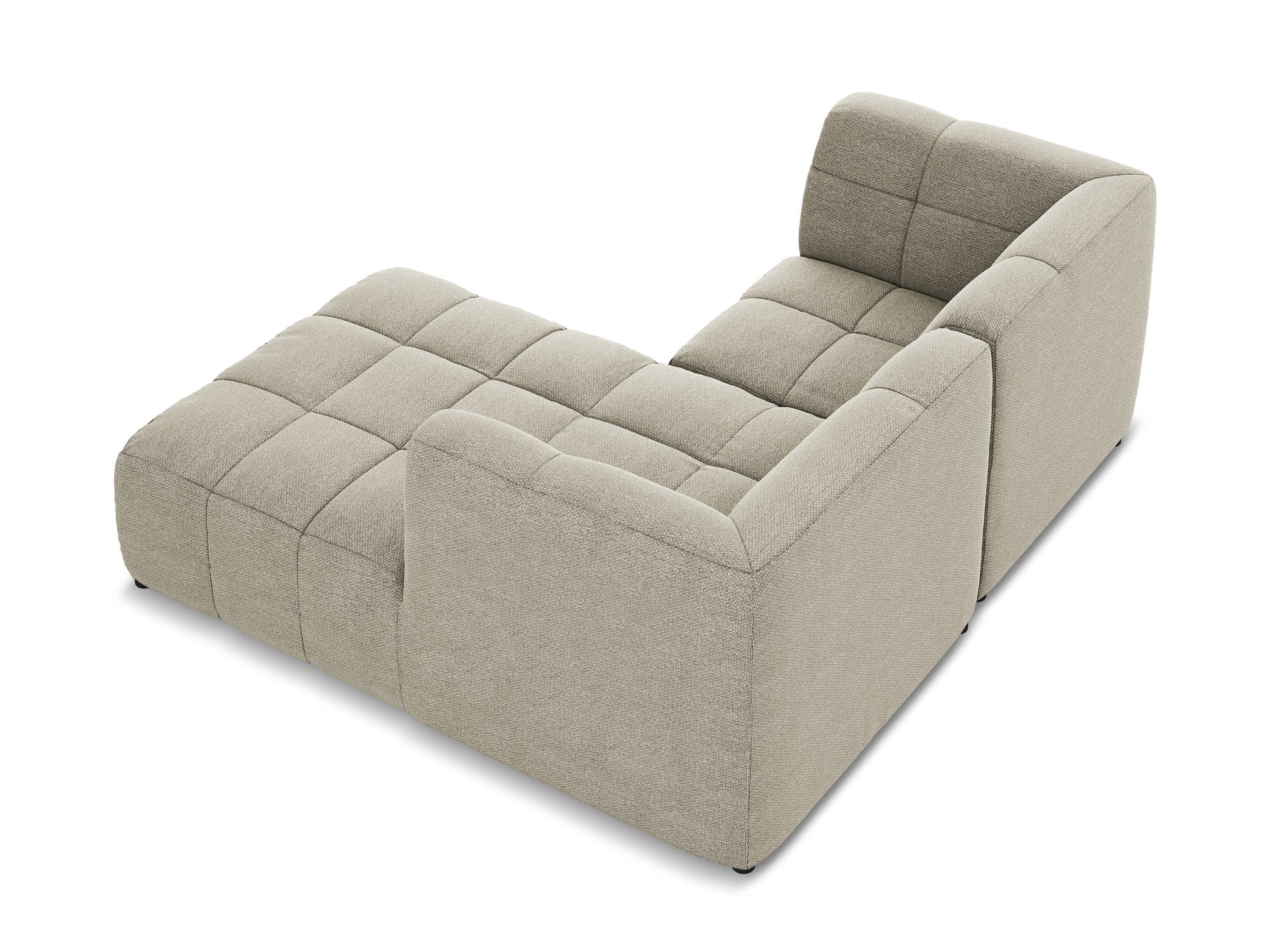 Narożnik modułowy prawostronny 2-osobowy ALOHA taupe boucle - Image 6