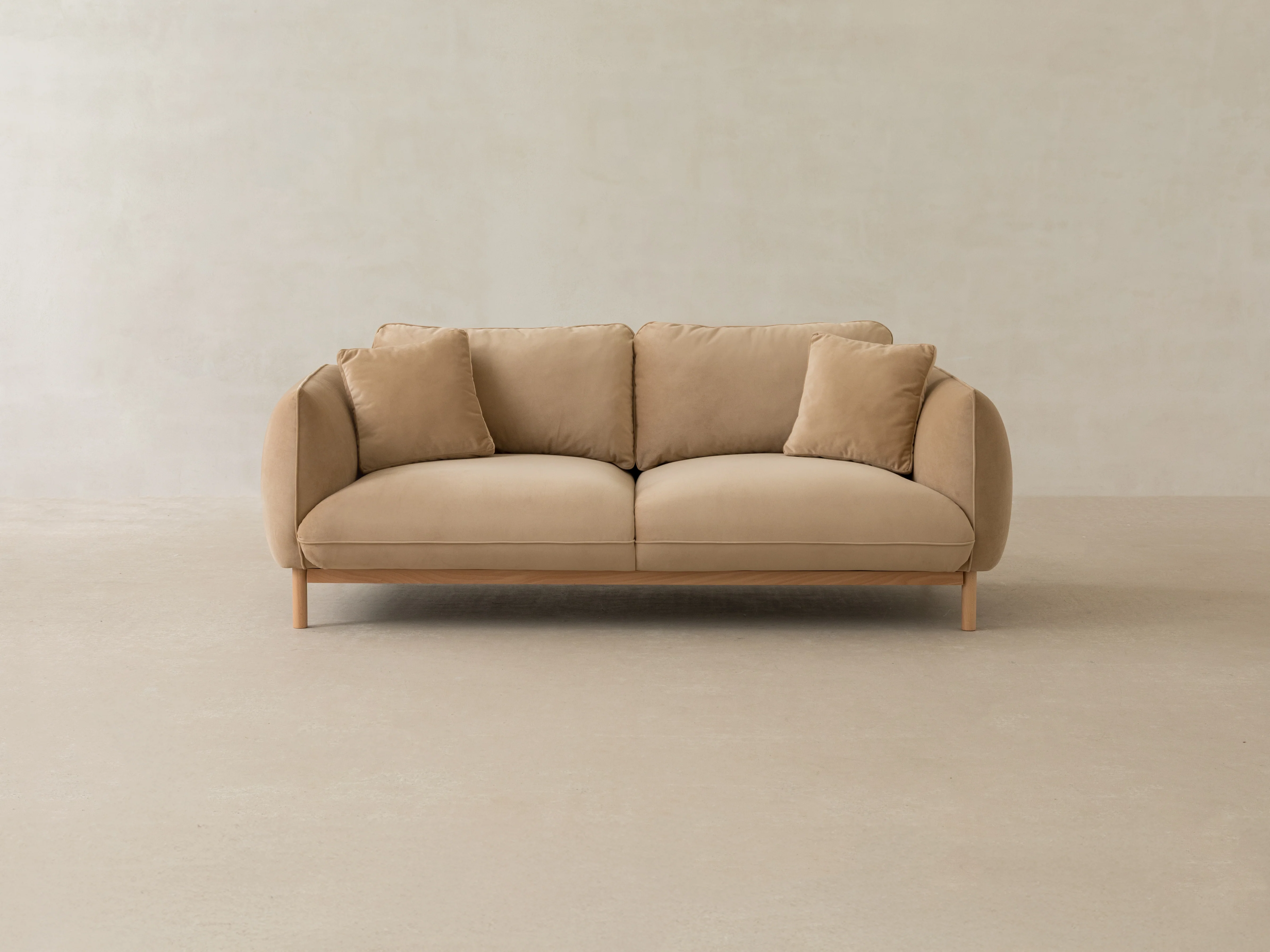 Sofa aksamitna 3-osobowa ADA cuoio - Image 8