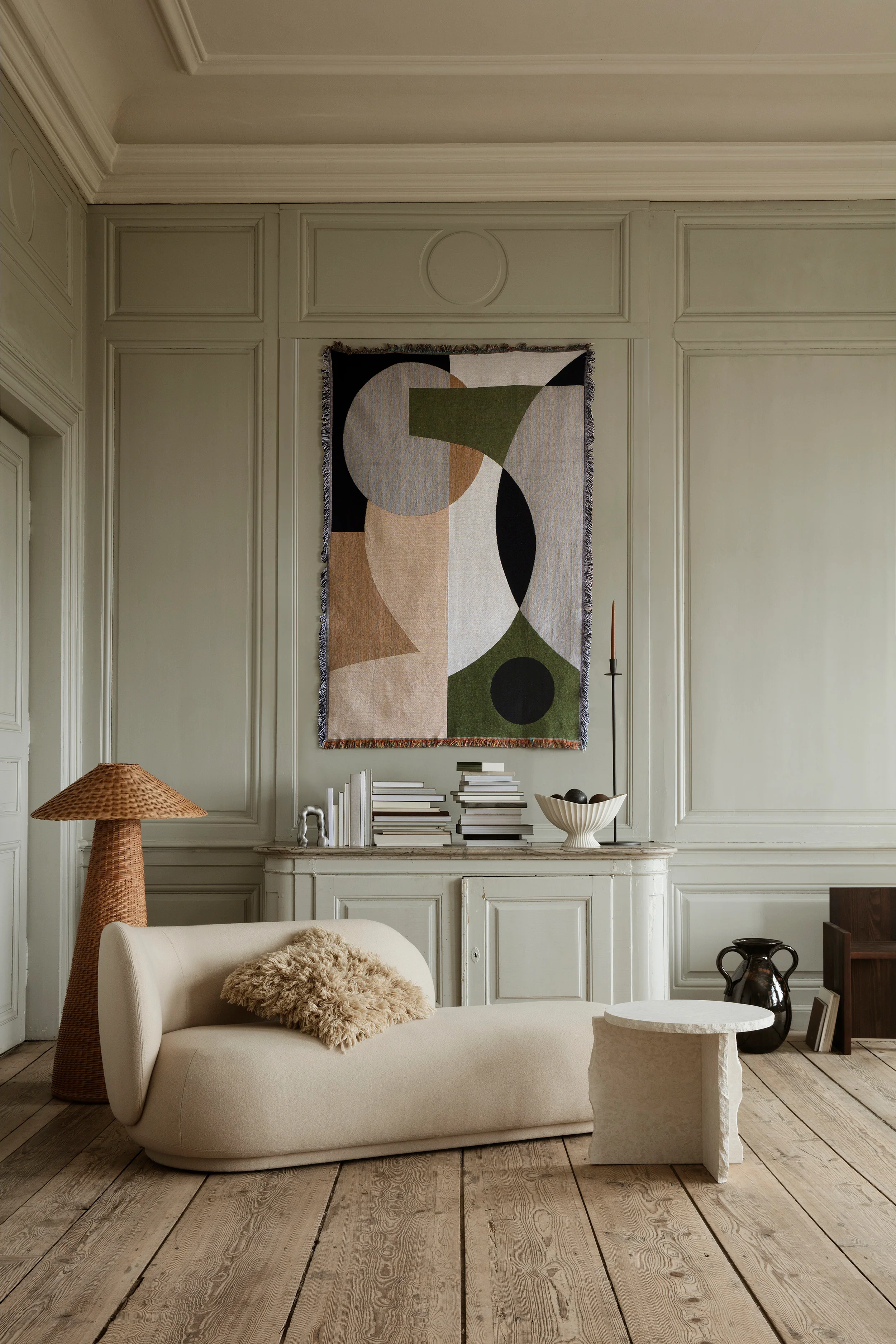 Narzuta ENTIRE TAPESTRY beżowy z olikowym - Image 6