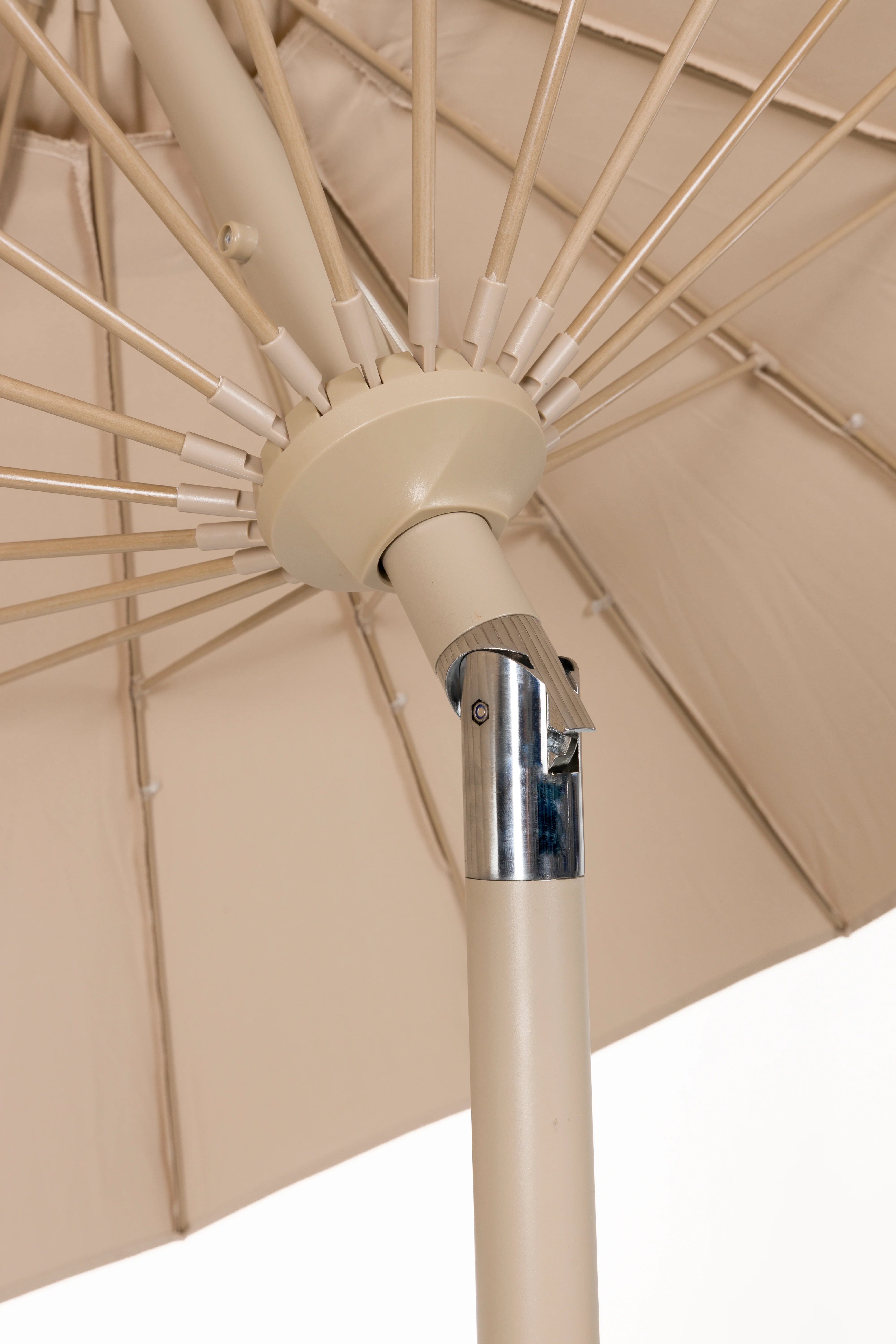 Parasol z podstawą SUNSHINE beżowy - Image 5