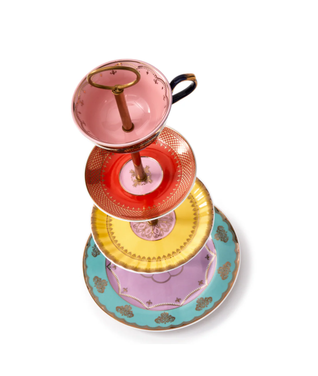 Patera GRANDPA HIGH TEA SET kolorowa porcelana - Image 4
