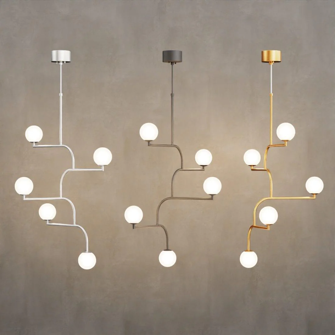 Lampa wisząca MOBIL GRAND mosiężny - Image 4