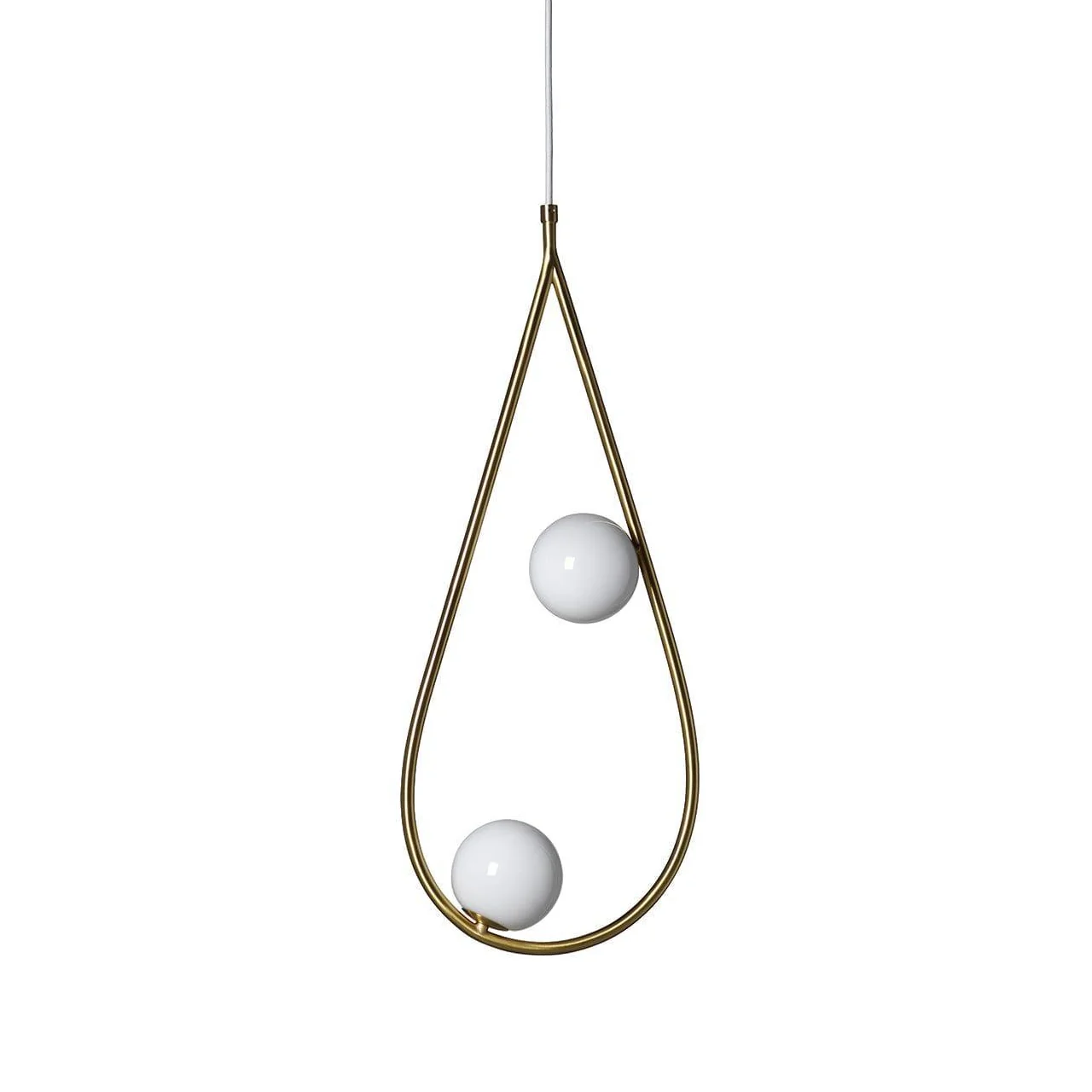 Lampa wisząca PEARLS mosiężny