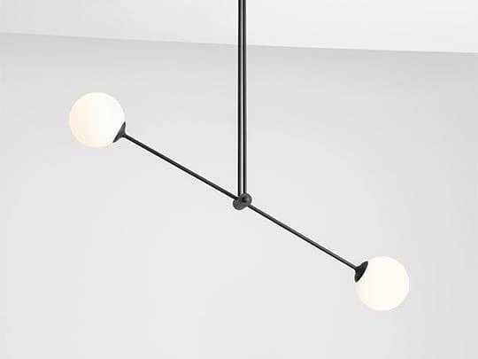 Lampa sufitowa dwupunktowa OHIO SLIM czarny - Image 2