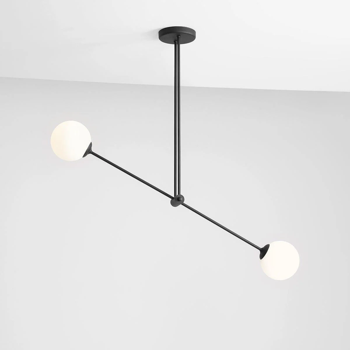 Lampa sufitowa dwupunktowa OHIO SLIM czarny - Image 3