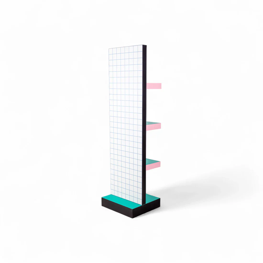 Regał SUPERSHELF BLUE GRID biały z różowym i zielonym - Image 5