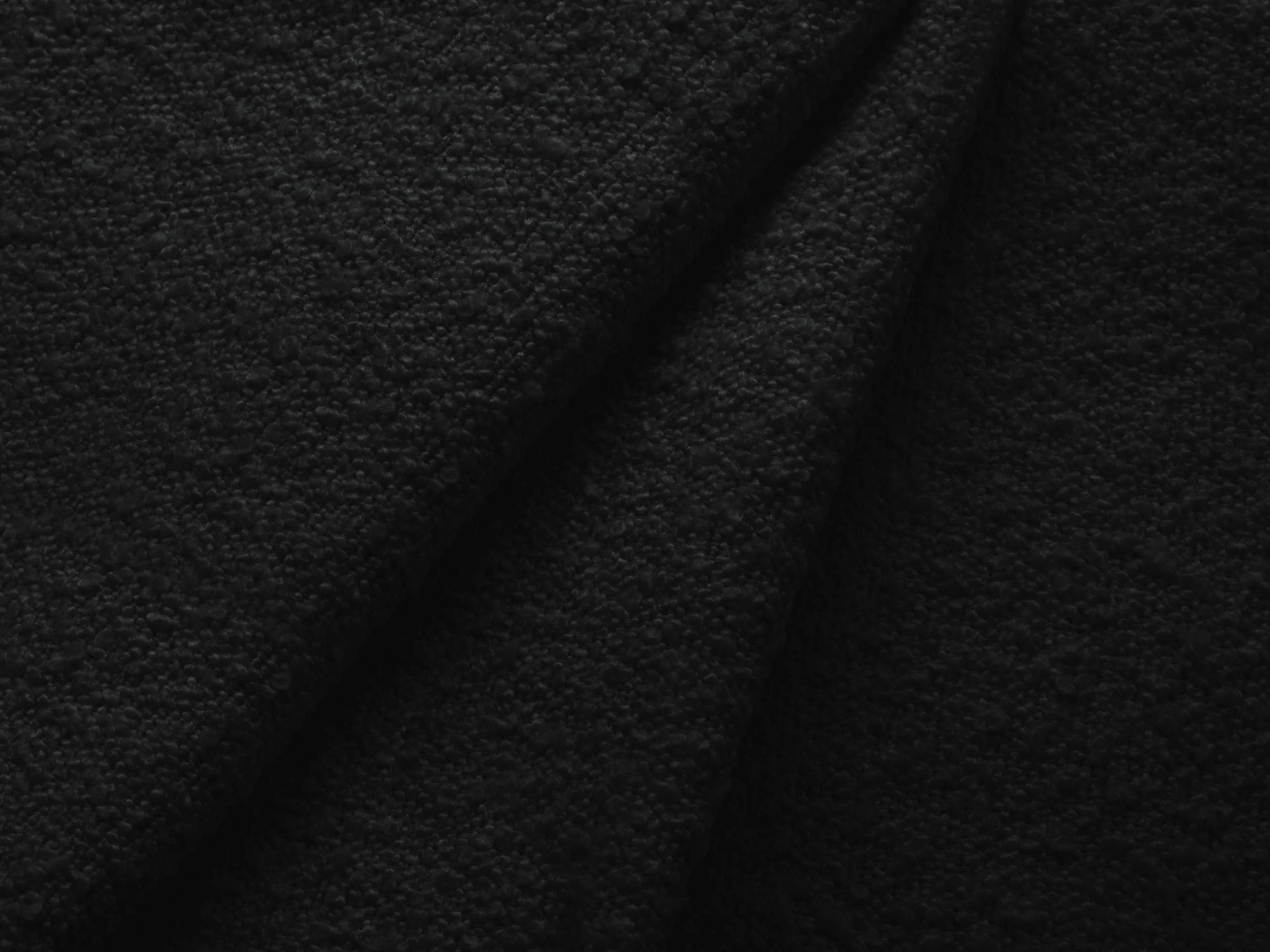 Puf prostokątny KATE czarny boucle - Image 3