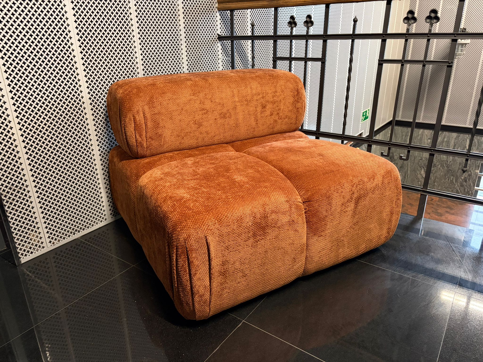 Puf / moduł aksamitny LOKUA granat królewski - Image 6