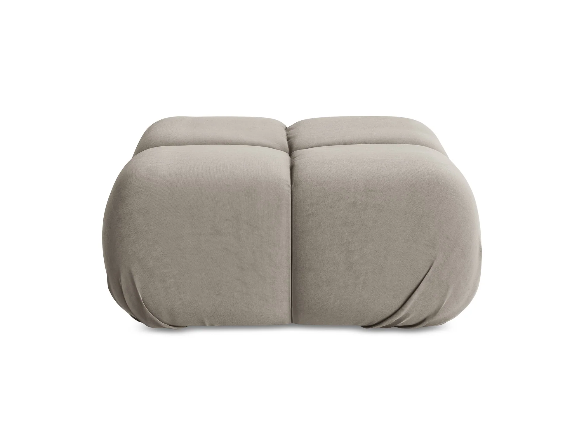 Puf / moduł aksamitny LOKUA taupe - Image 3