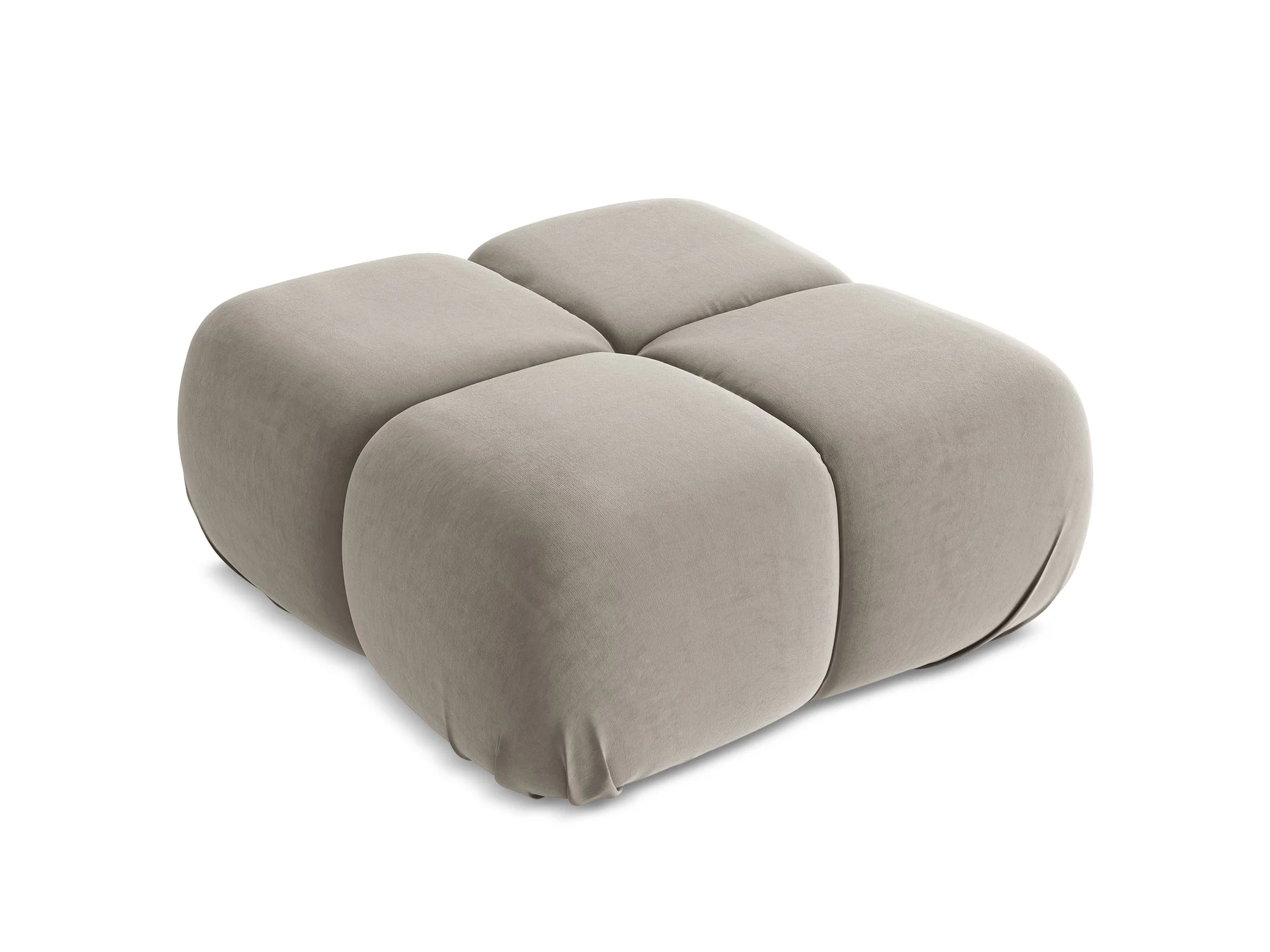 Puf / moduł aksamitny LOKUA taupe - Image 4
