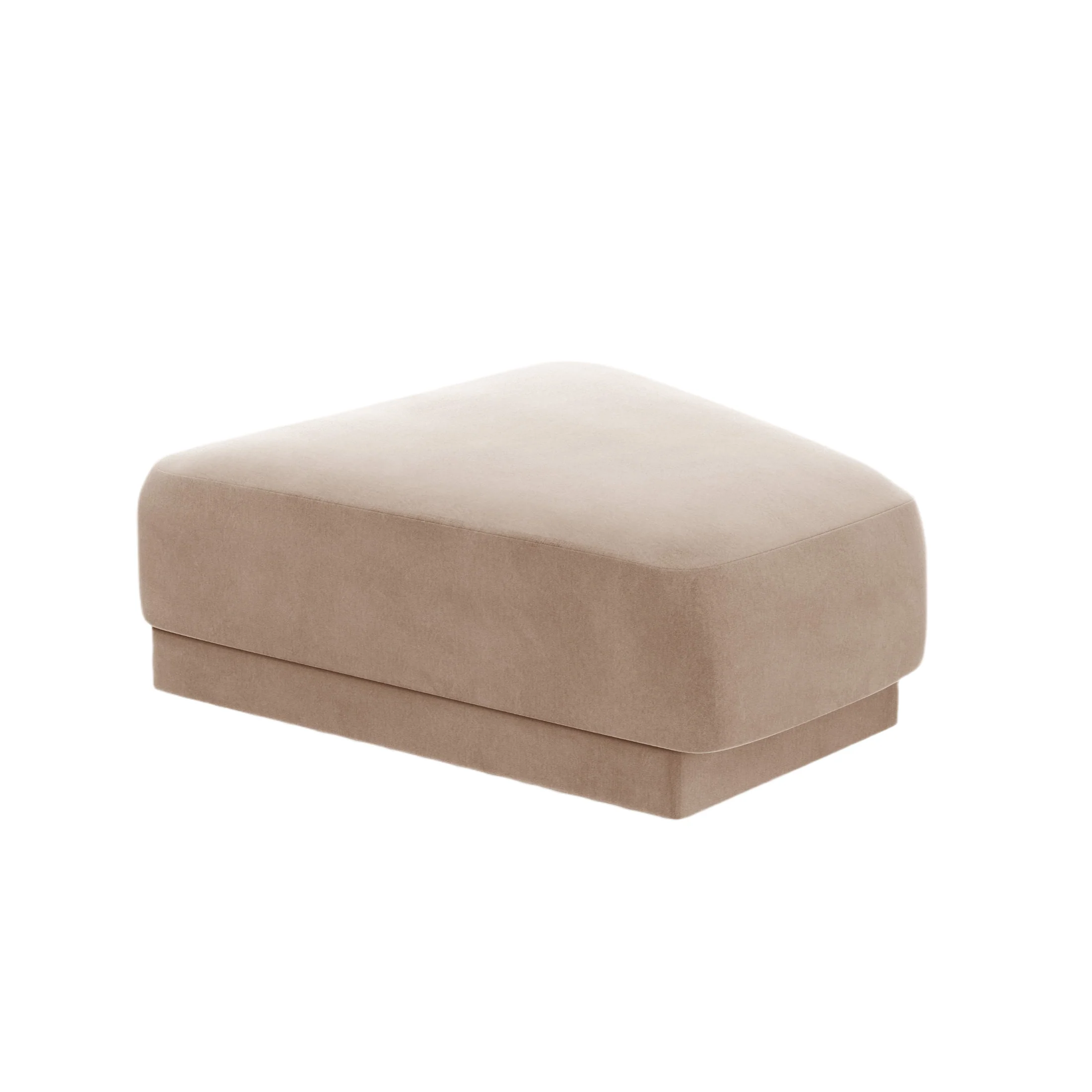 Puf / moduł aksamitny MILEY cappuccino