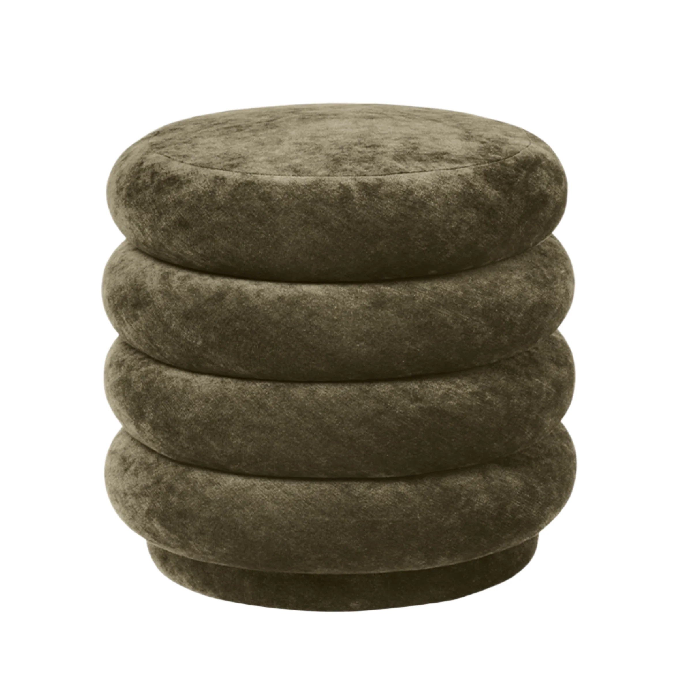 Puf ROUND FADED leśny zielony - Image 3