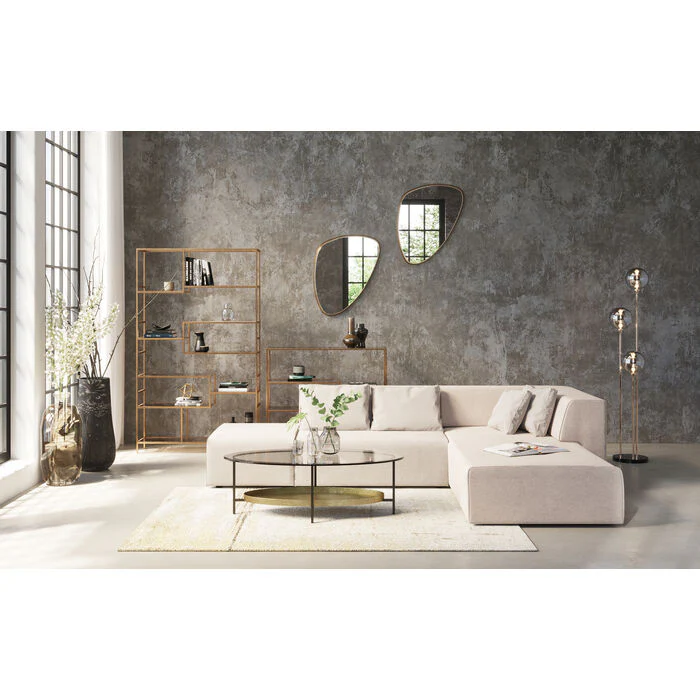 Konsola z półkami LOFT złoty - Image 2