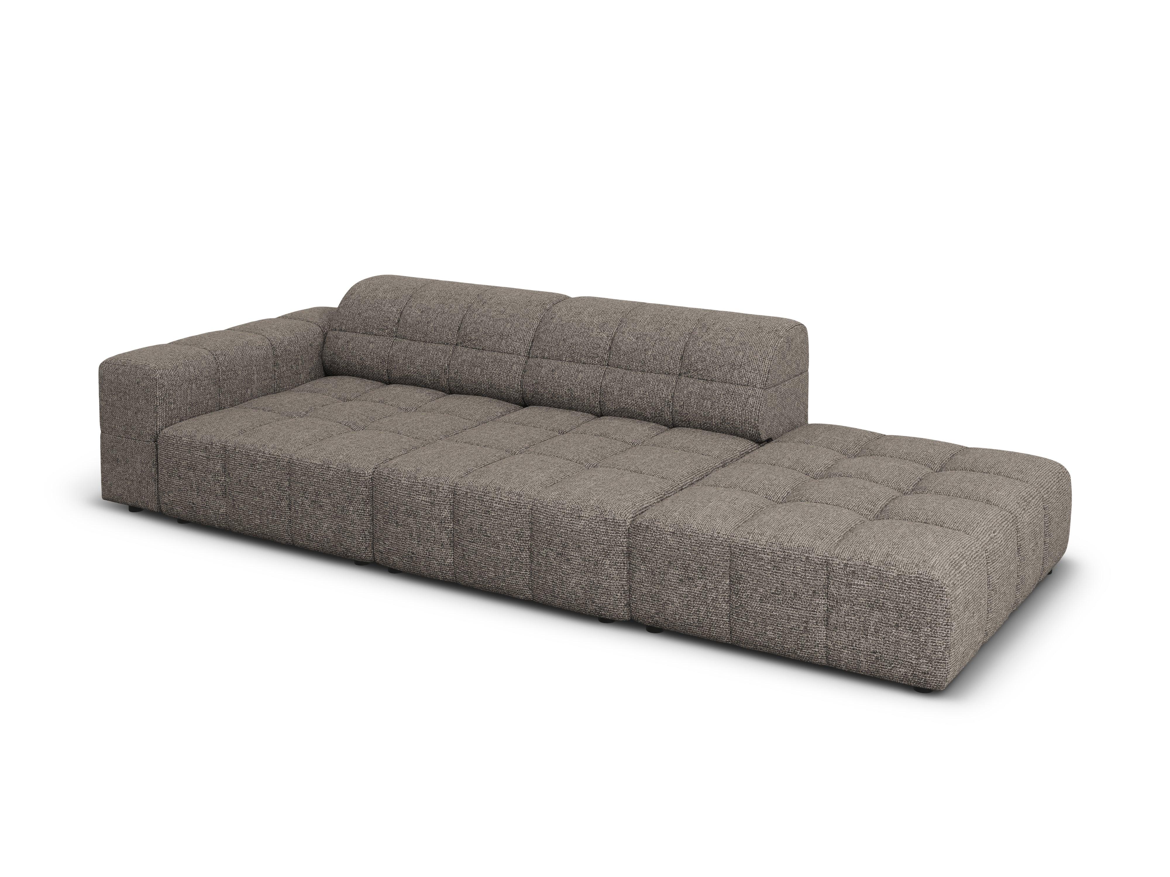 Sofa prawostronna 3-osobowa CHICAGO szary szenil - Image 9