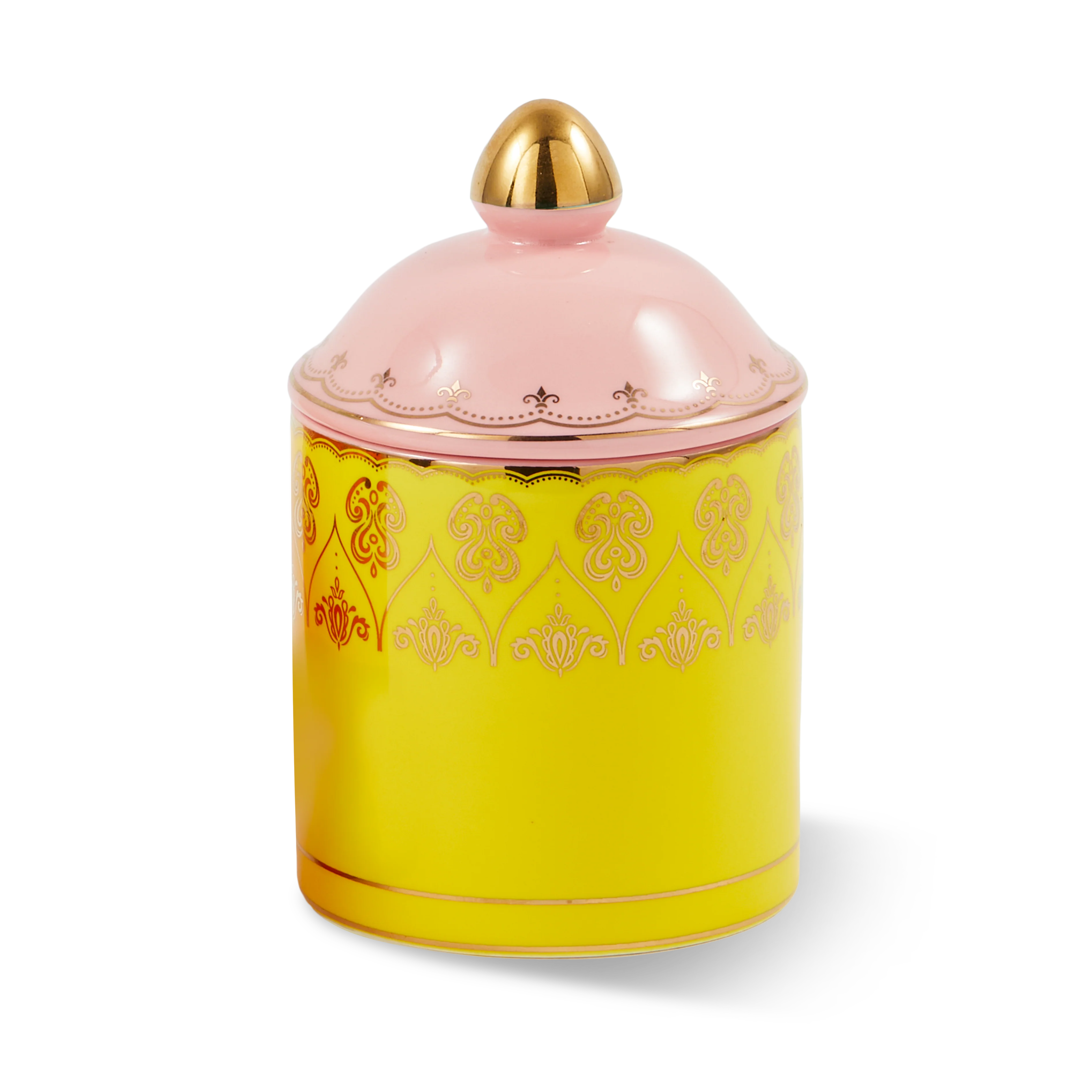 Słoik porcelanowy GRANDPA żółty z różowym - Image 5