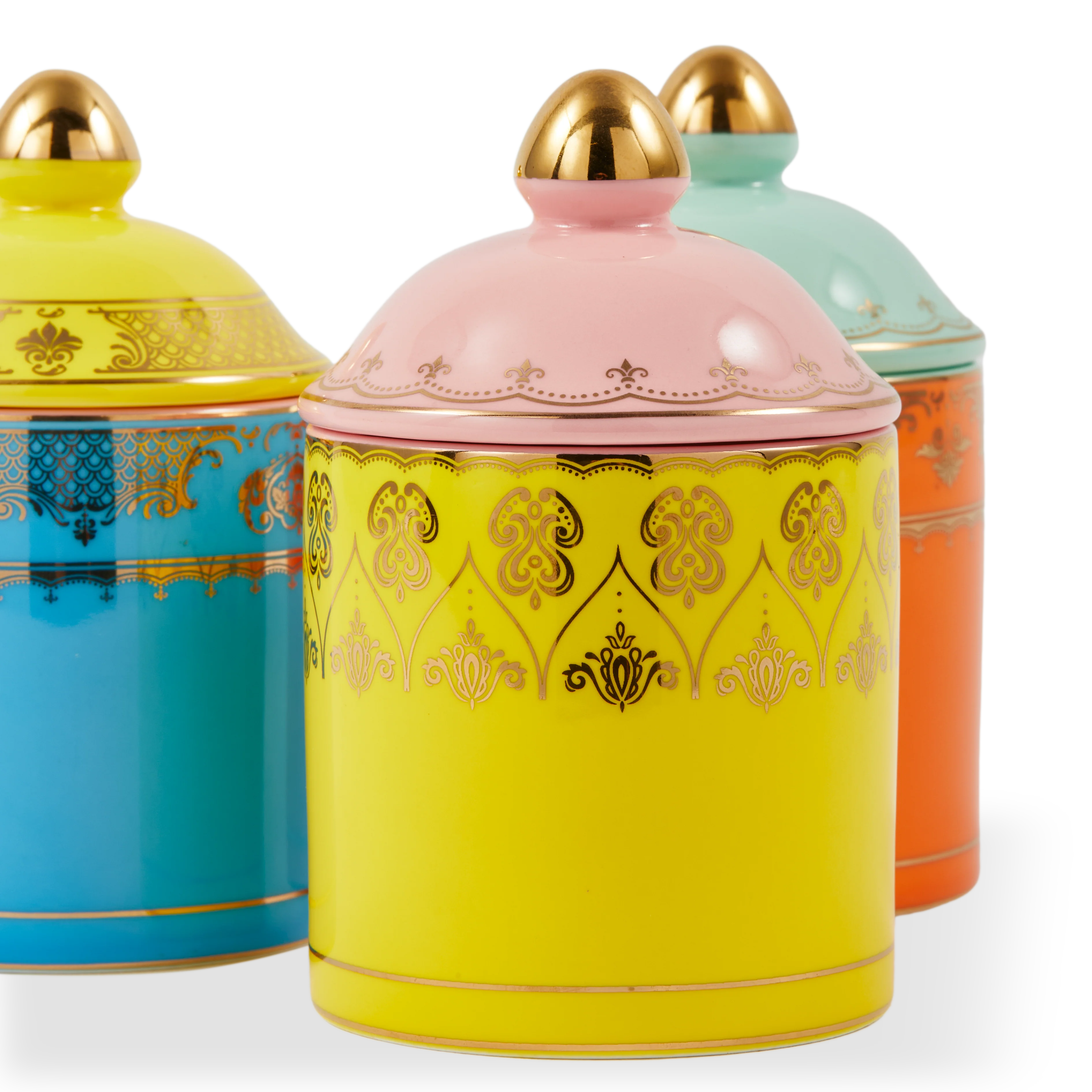 Słoik porcelanowy GRANDPA żółty z różowym - Image 9