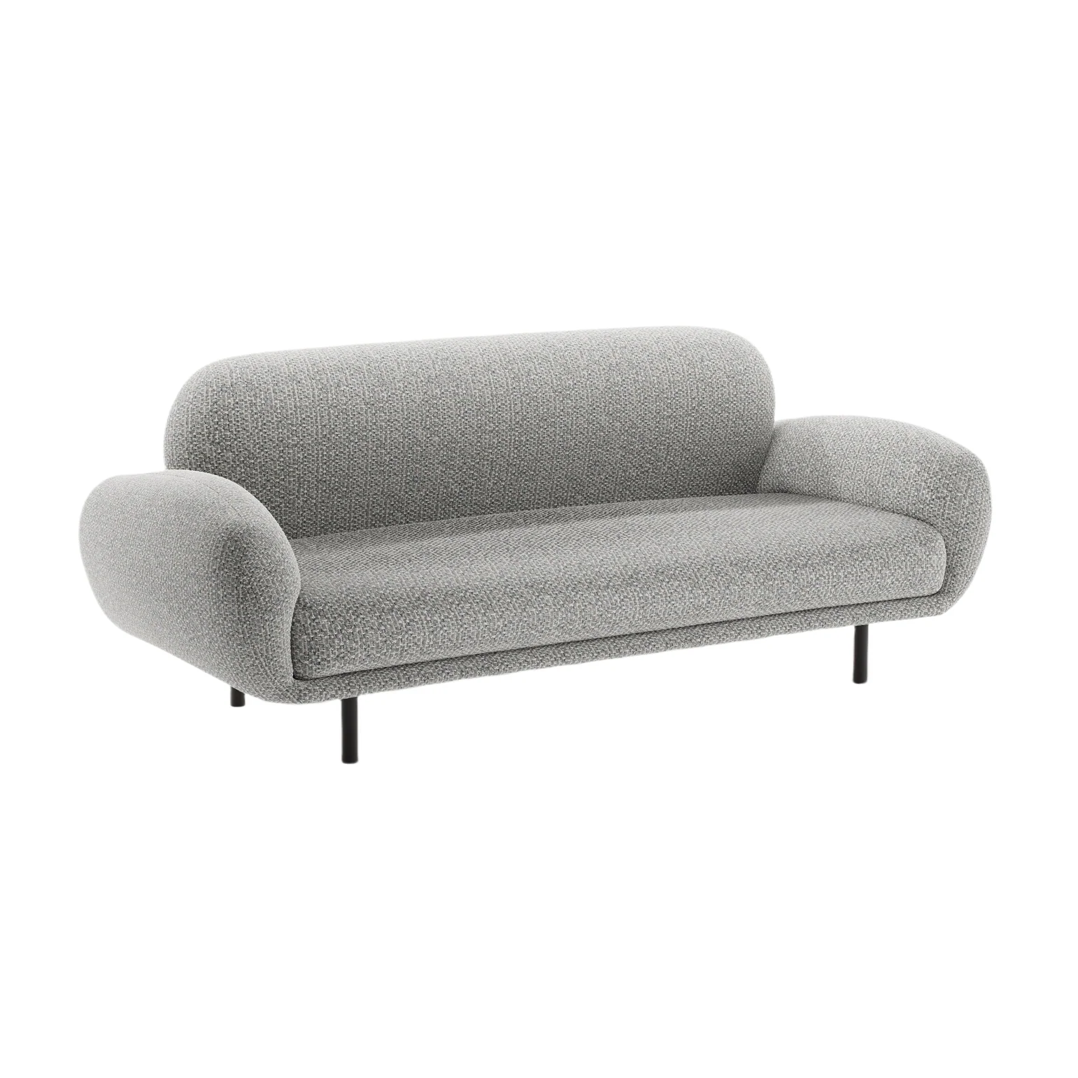 Sofa 2,5-osobowa POPPY szary szenil