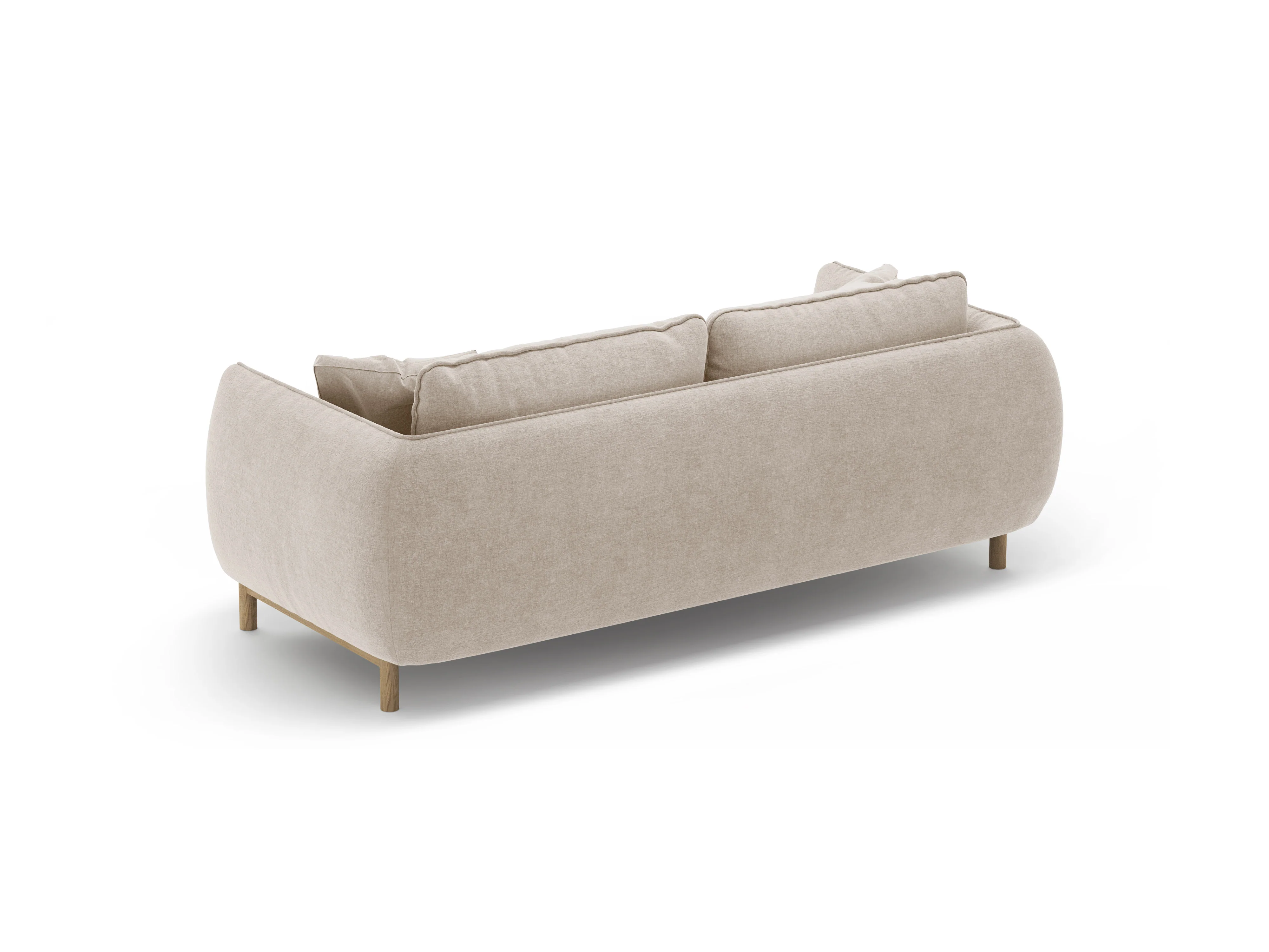 Sofa 2-osobowa ADA jasnobeżowy szenil - Image 5