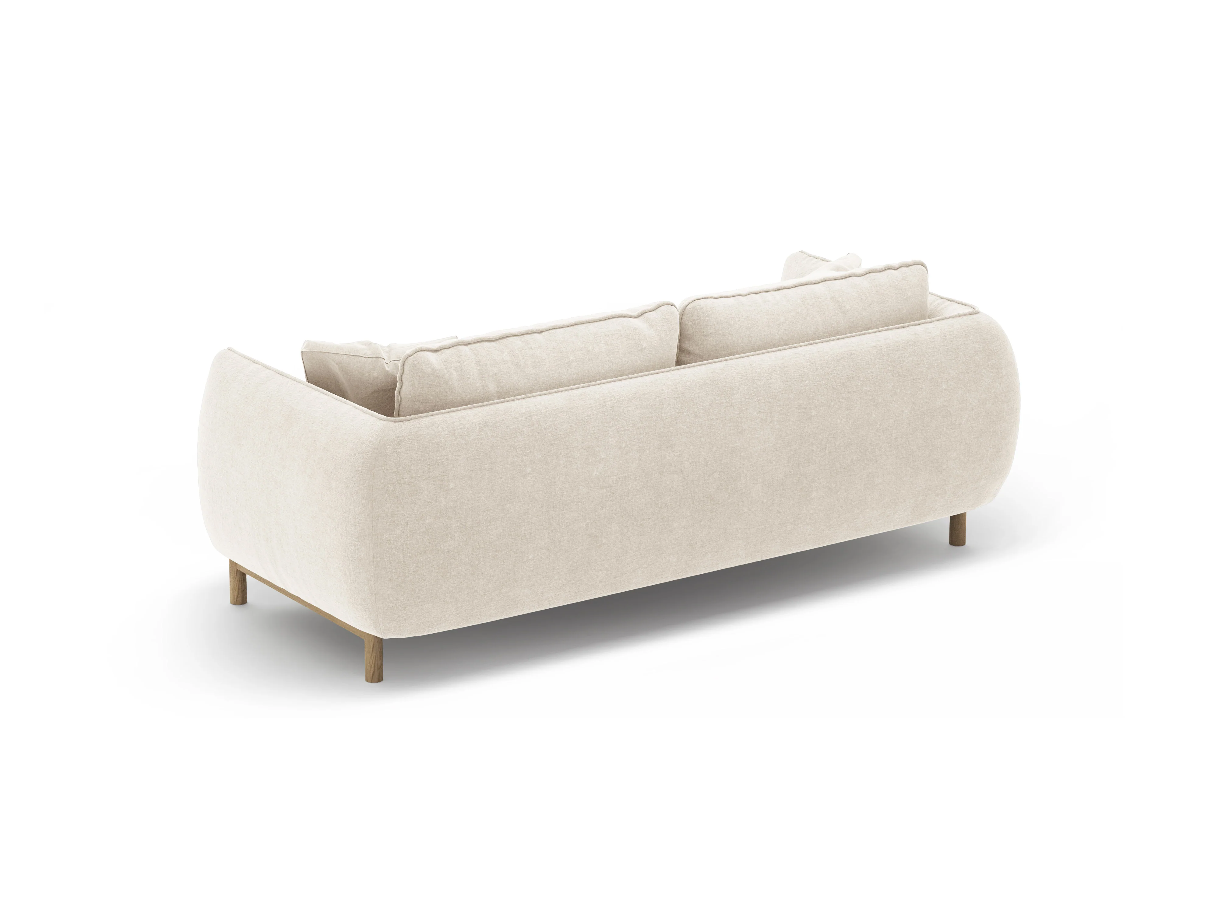 Sofa 2-osobowa ADA kość słoniowa szenil - Image 4