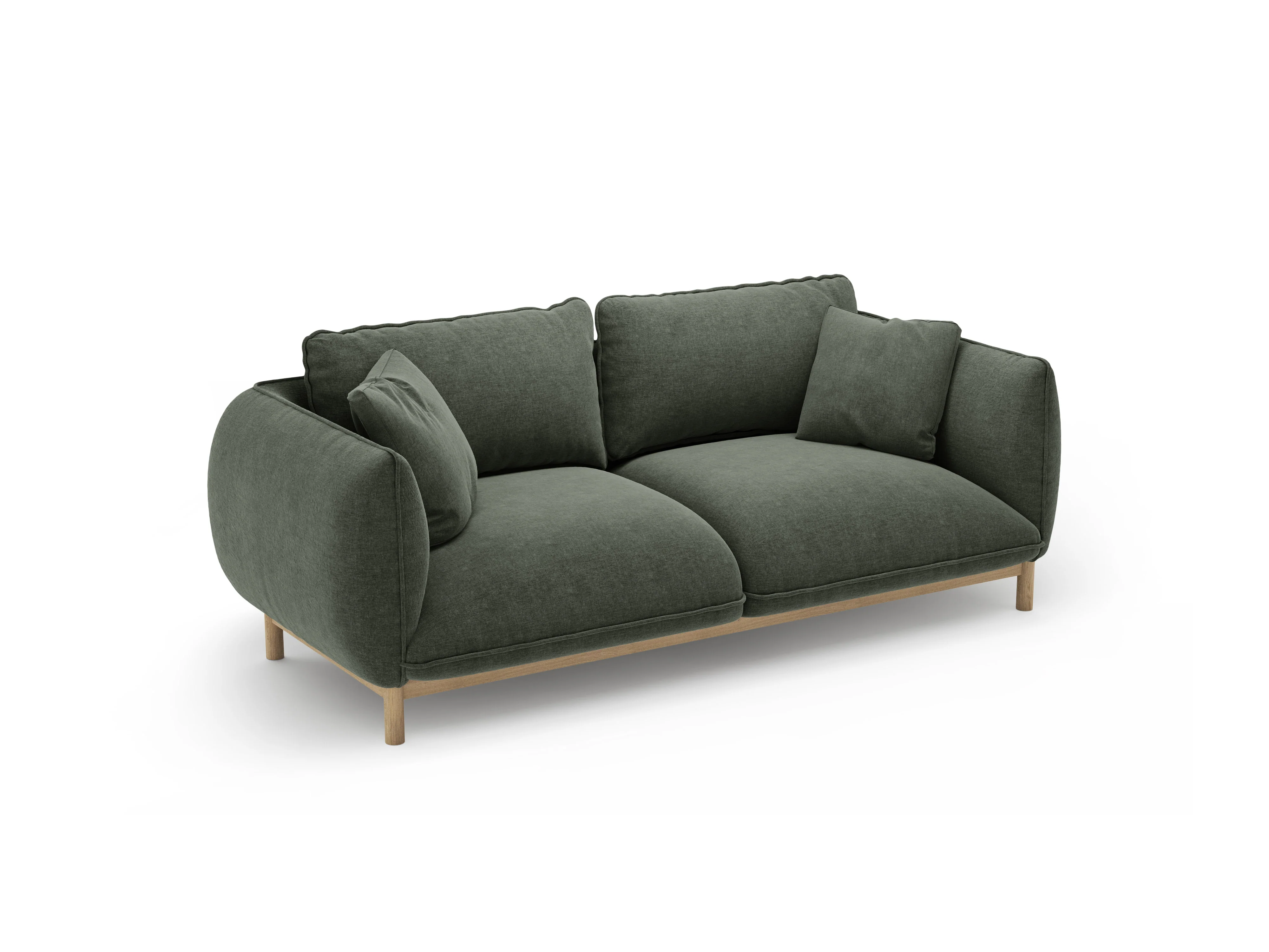Sofa 2-osobowa ADA zielony szenil - Image 4
