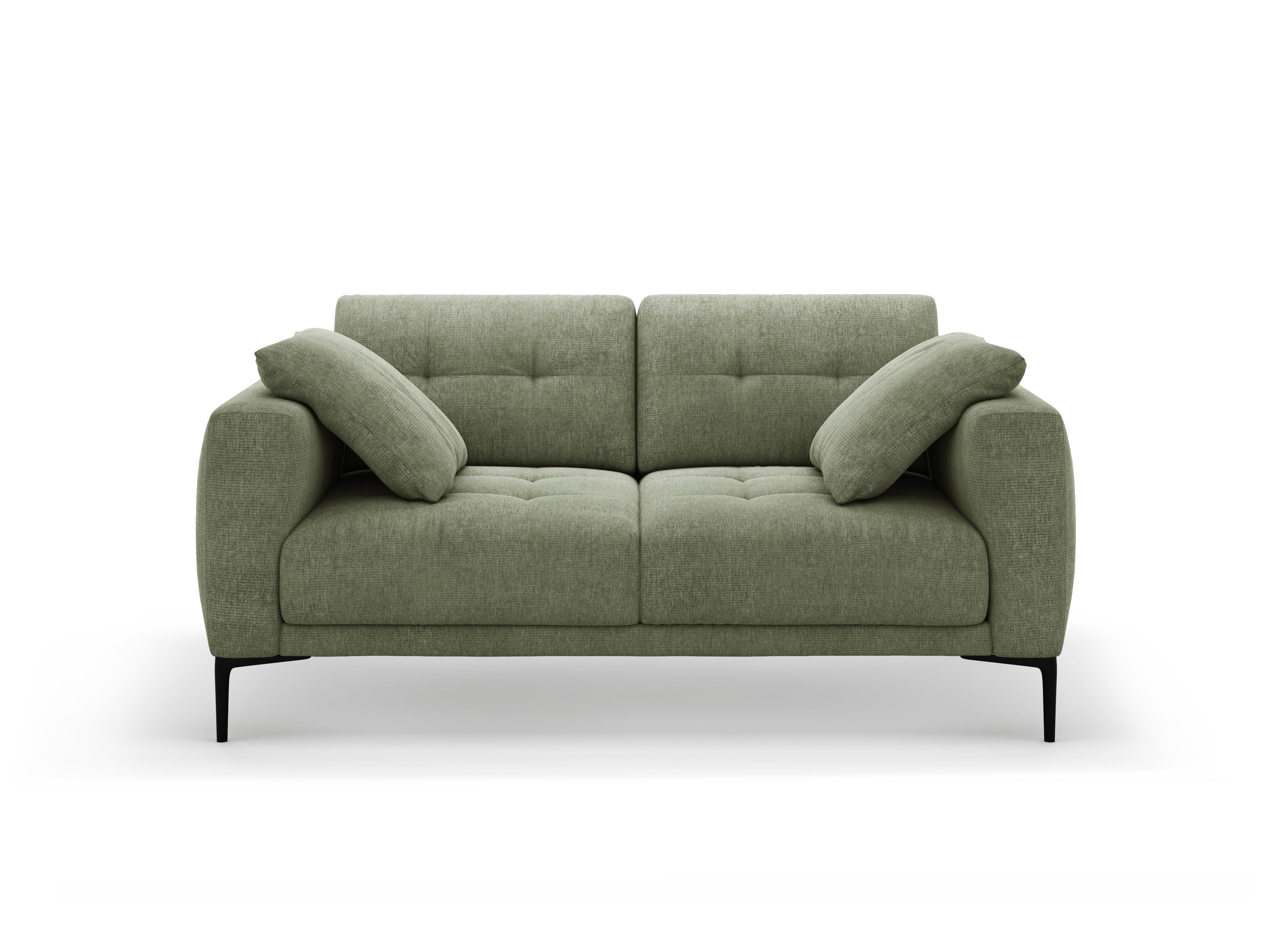 Sofa 2-osobowa BEMY oliwkowy szenil - Image 4