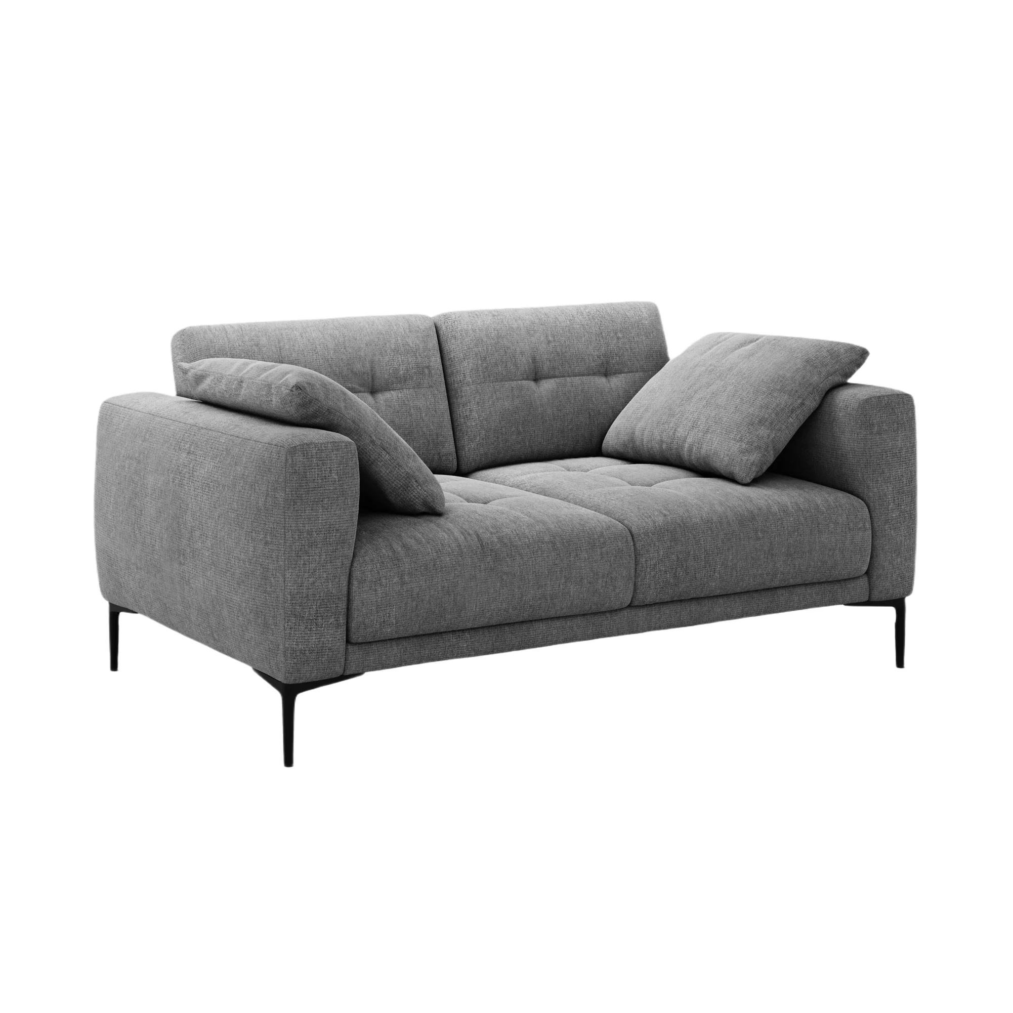 Sofa 2-osobowa BEMY szary szenil