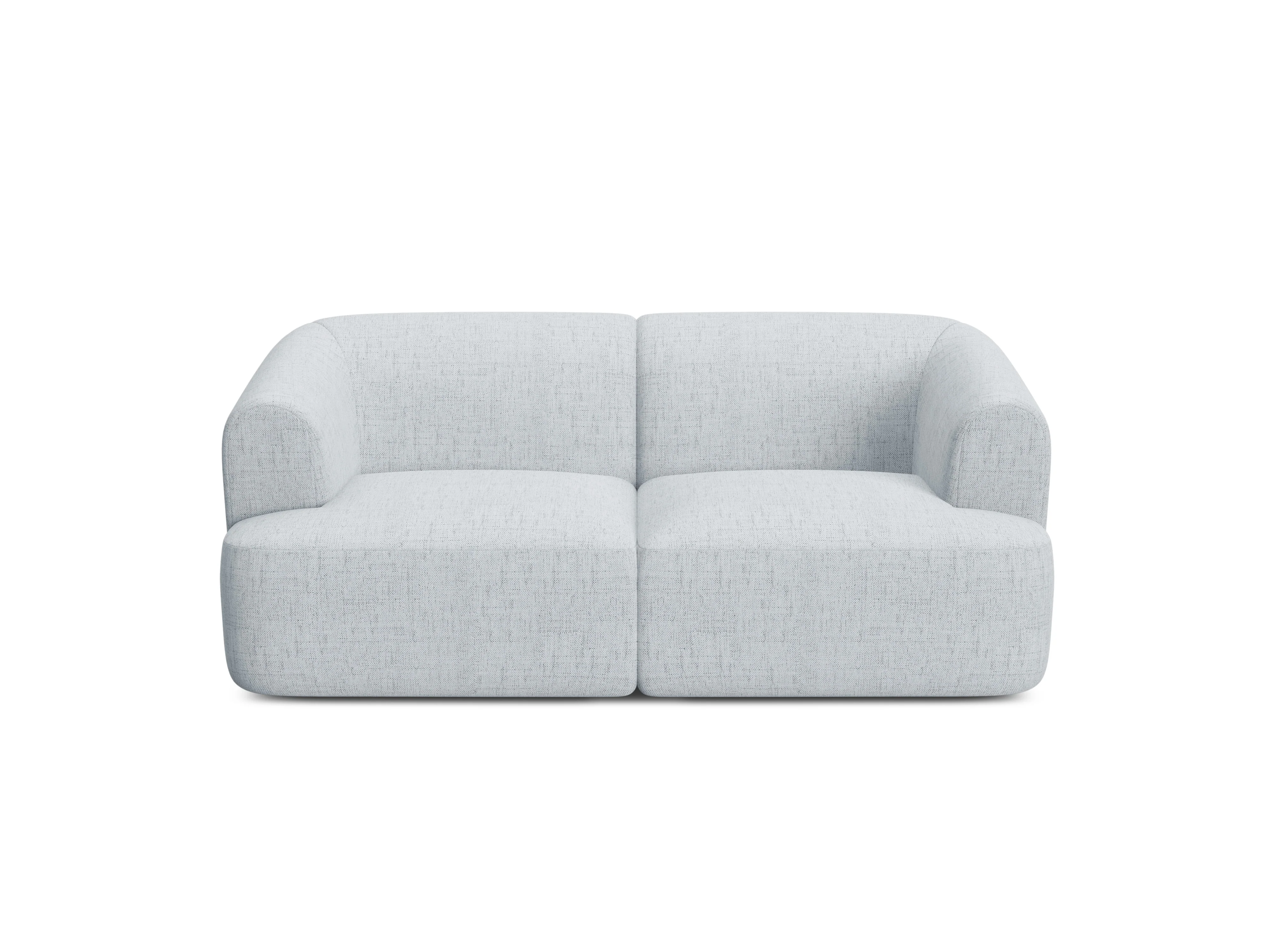 Sofa 2-osobowa CAMPI jasnoszary szenil - Image 4