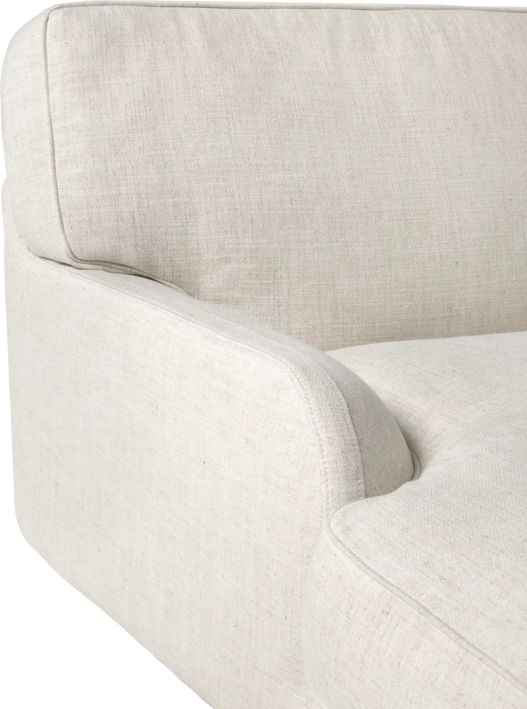 Sofa 2-osobowa FLANEUR tapicerowana z mosiężną podstawą - Image 6