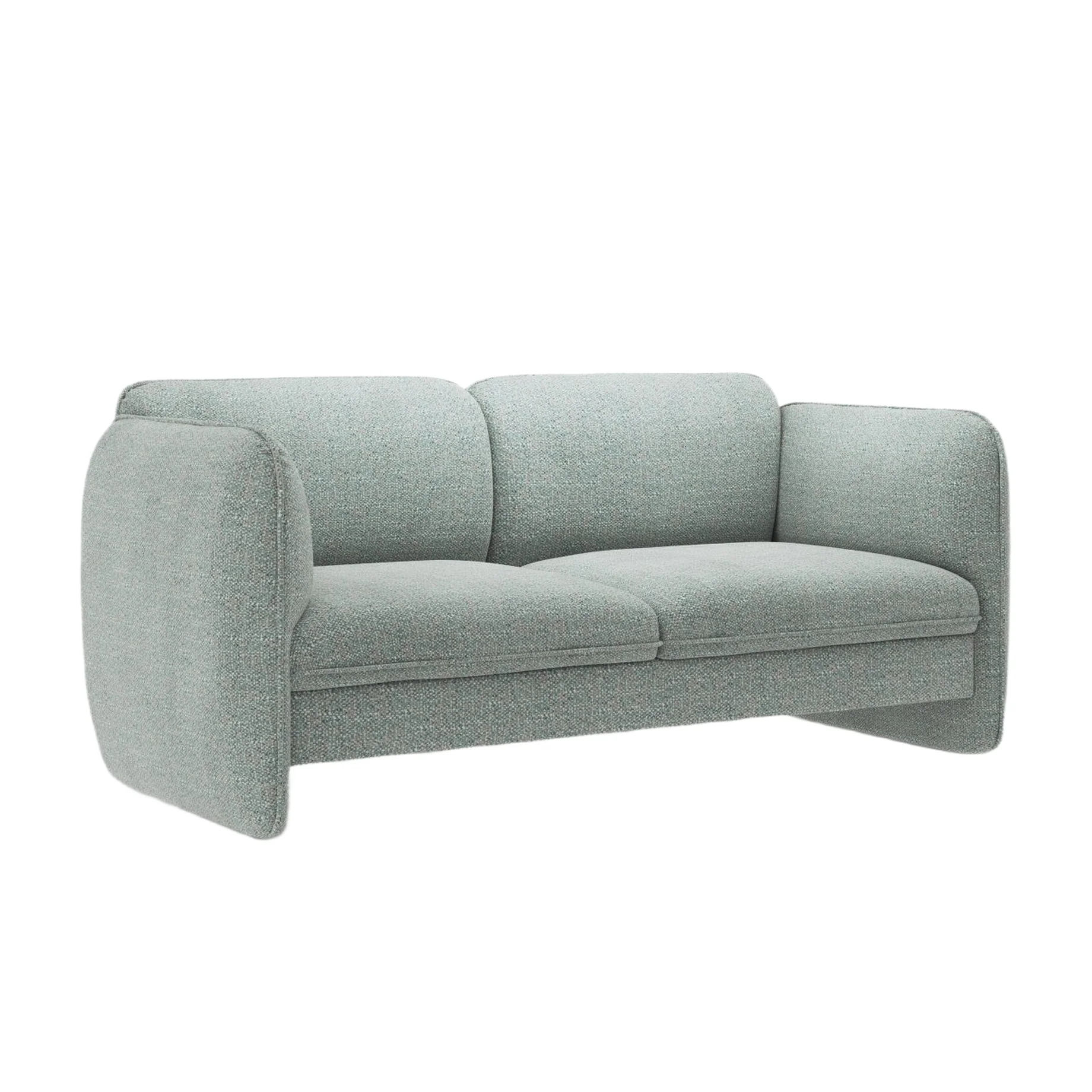 Sofa 2-osobowa GEORGIA jasnoniebieski szenil