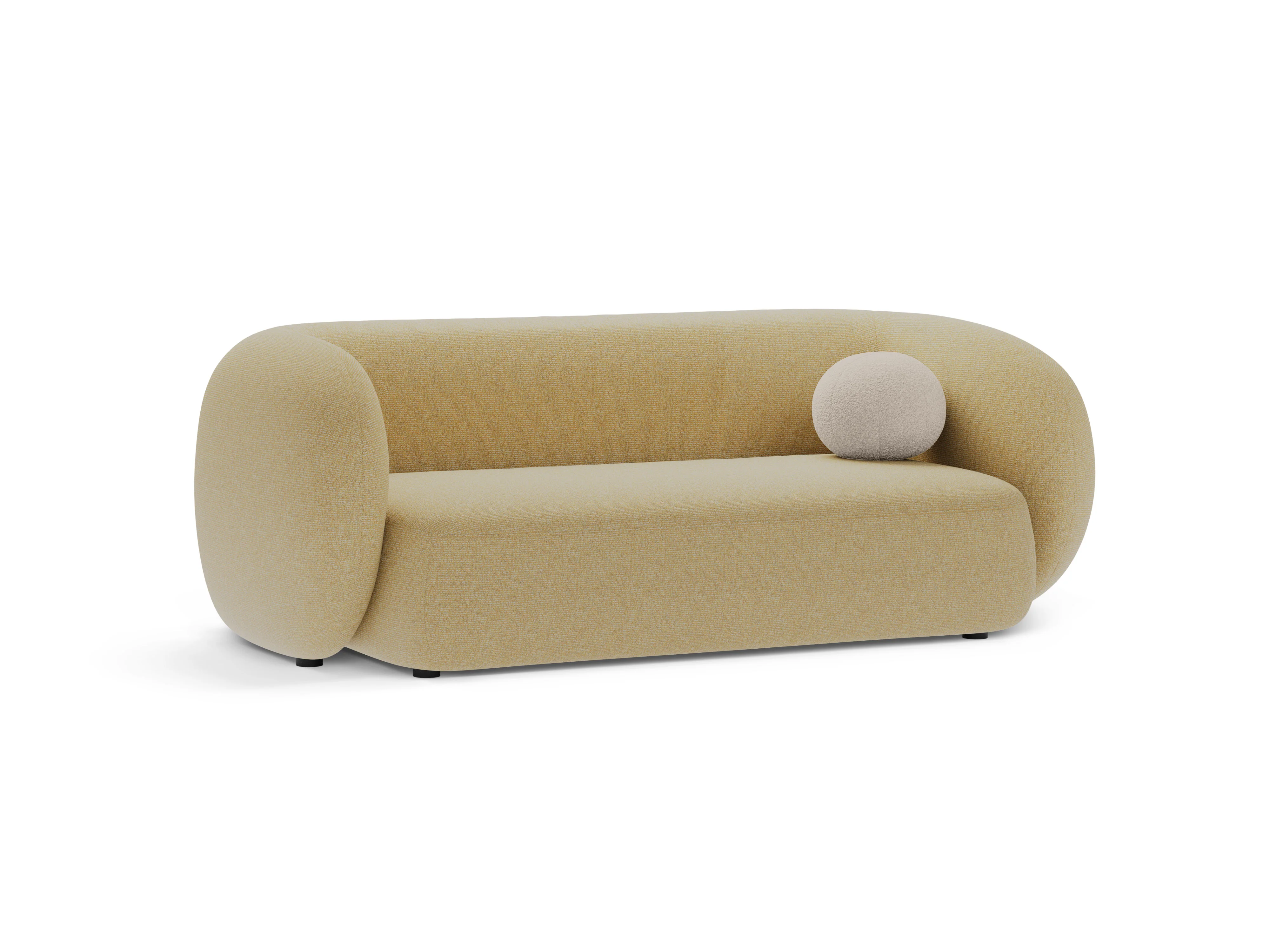 Sofa 2-osobowa KATE żółty melanż - Image 2
