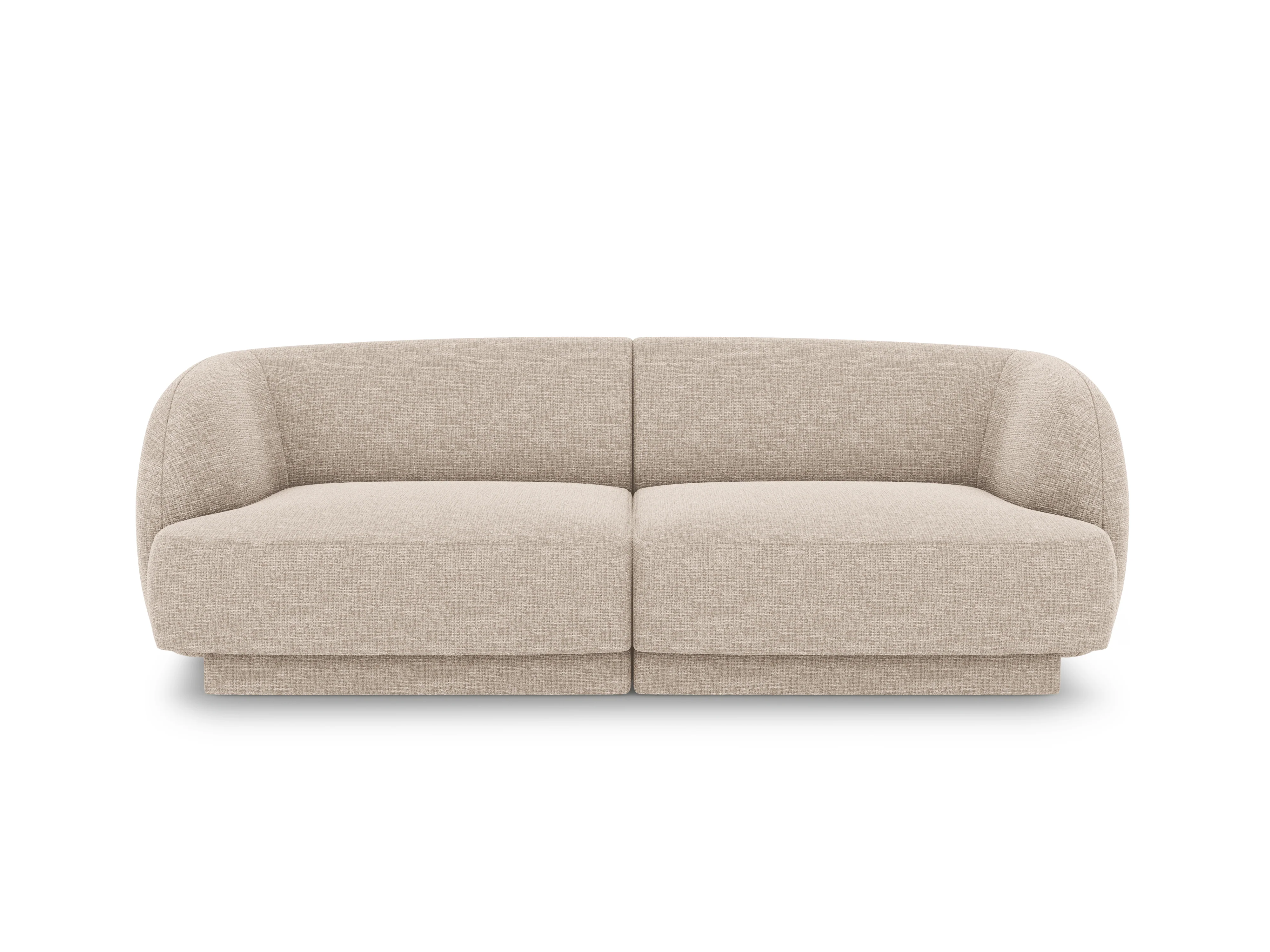 Sofa 2-osobowa MILEY beżowy szenil jedwabisty - Image 2