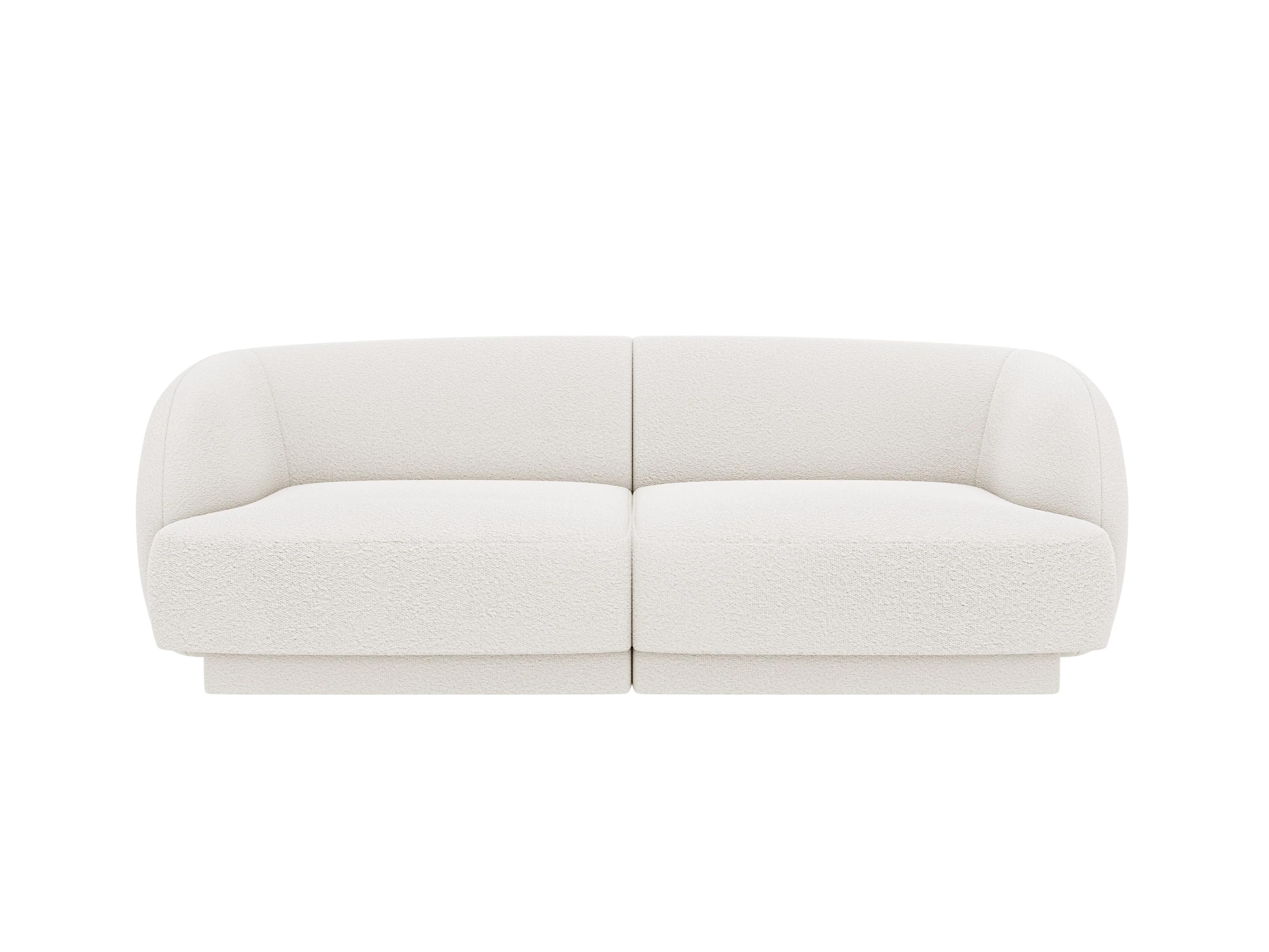 Sofa 2-osobowa MILEY biały boucle - Image 2