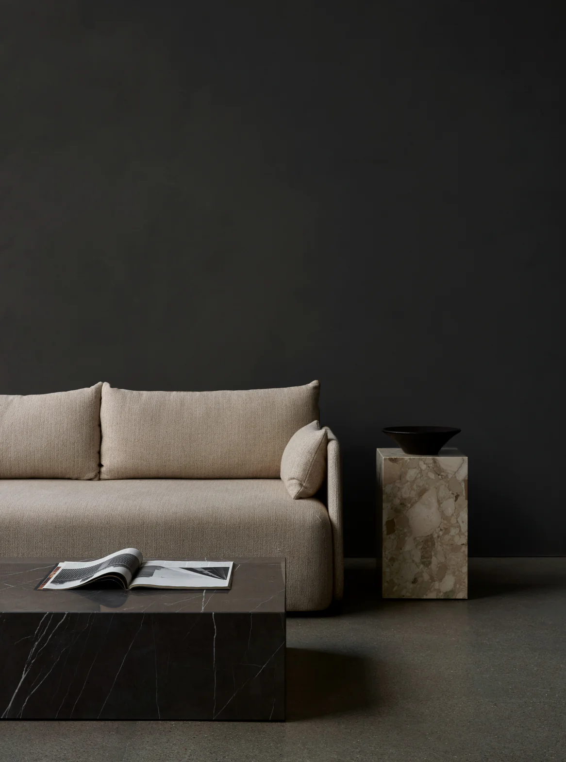 Sofa 3-osobowa OFFSET brązowy - Image 14
