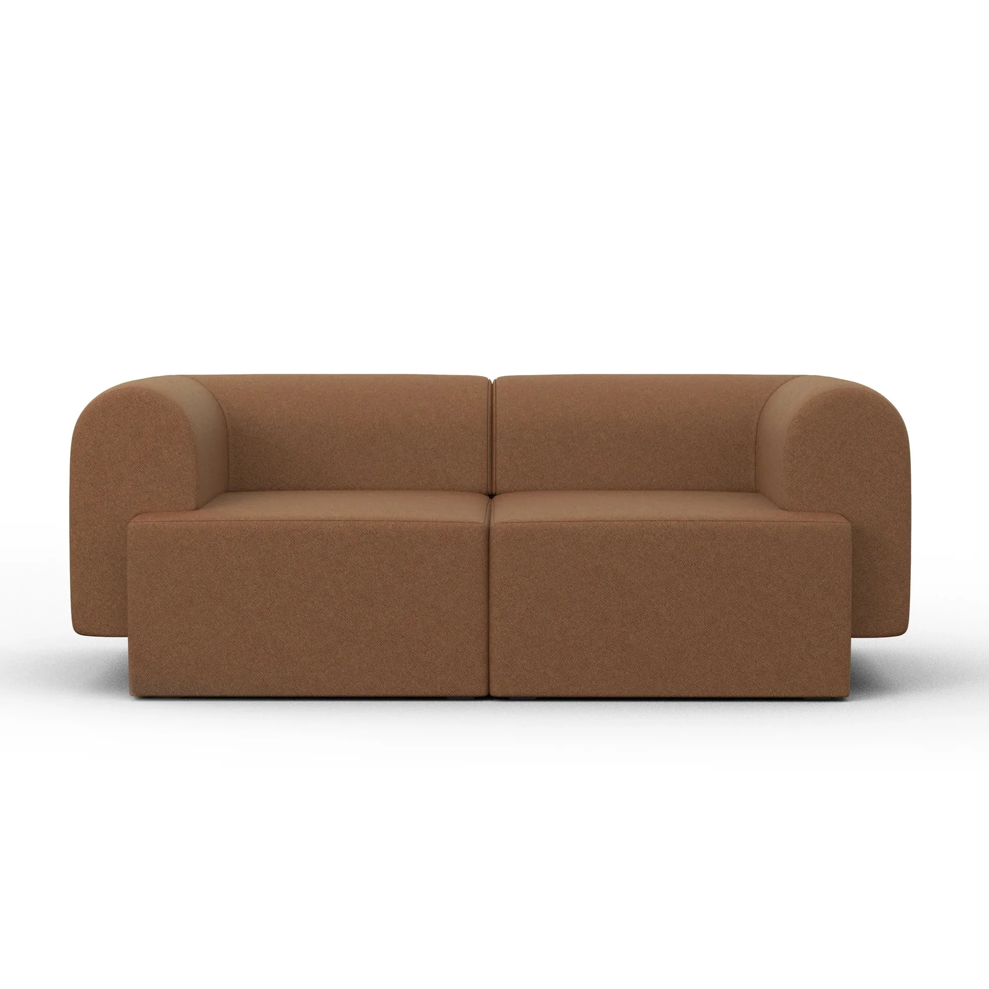 Sofa 2-osobowa TORI rdzawy