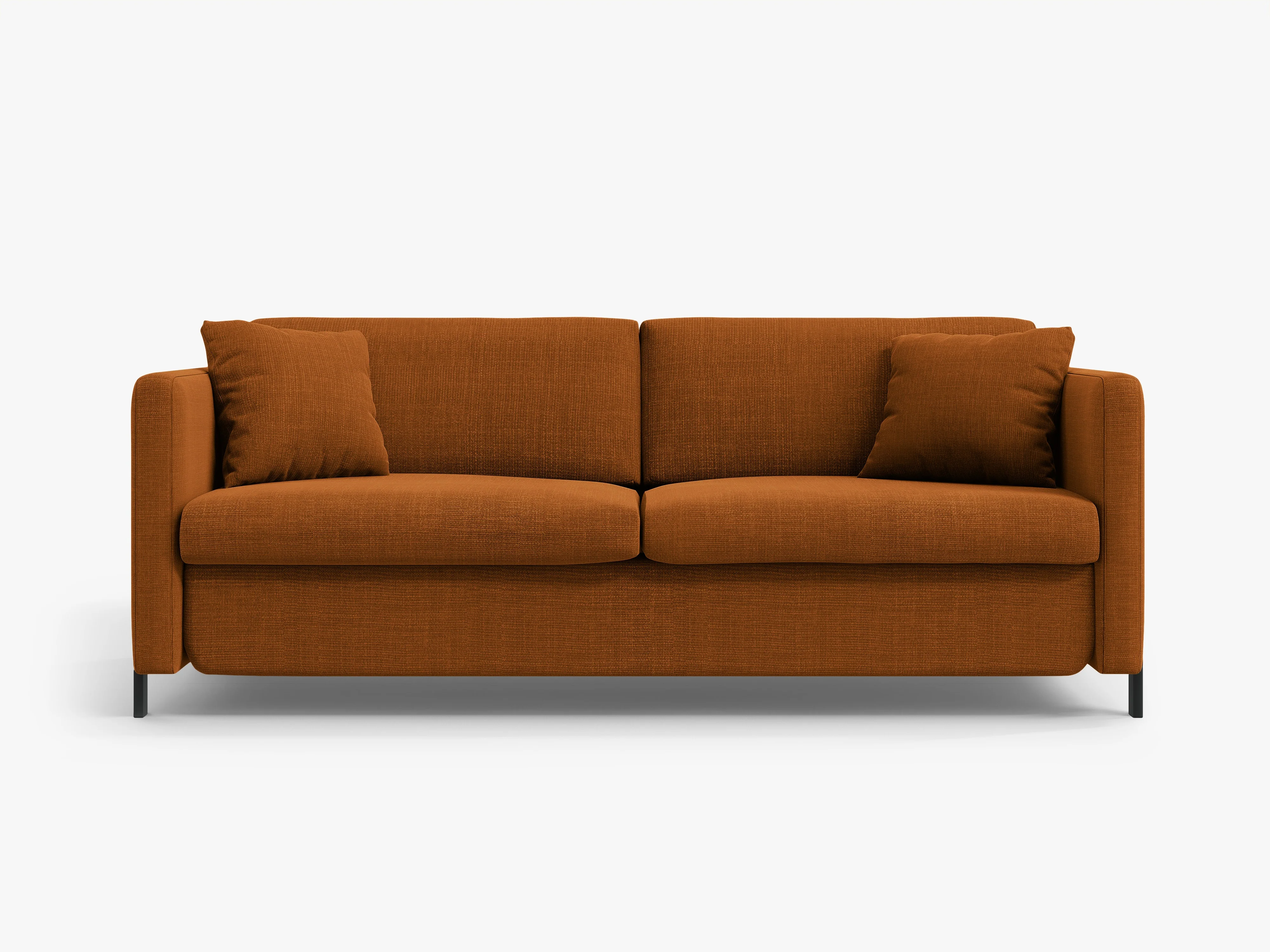 Sofa 2-osobowa z funkcją spania GLORIA ceglany szenil - Image 3