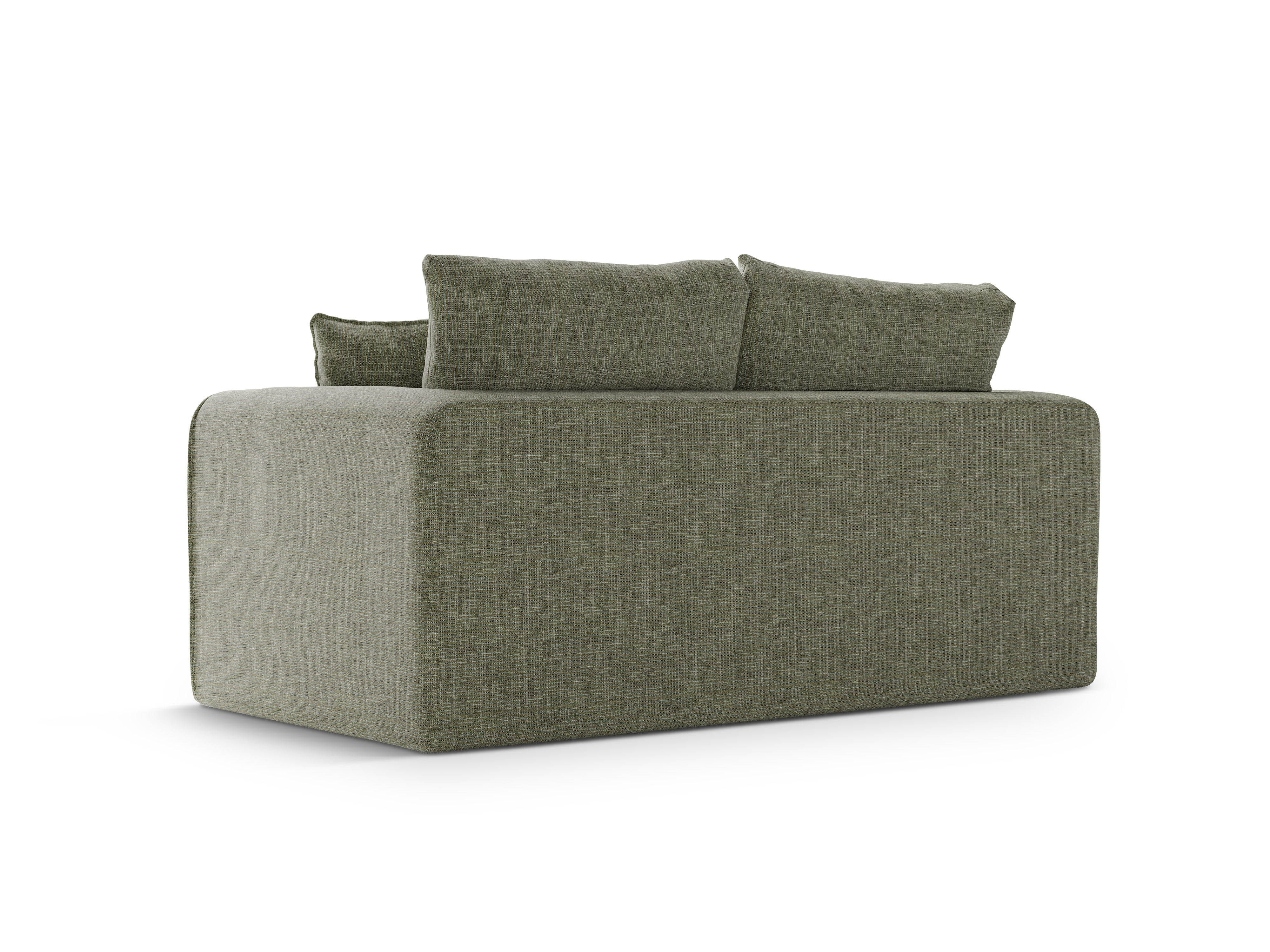 Sofa 2-osobowa z funkcją spania LIDO oliwkowy melanż - Image 5