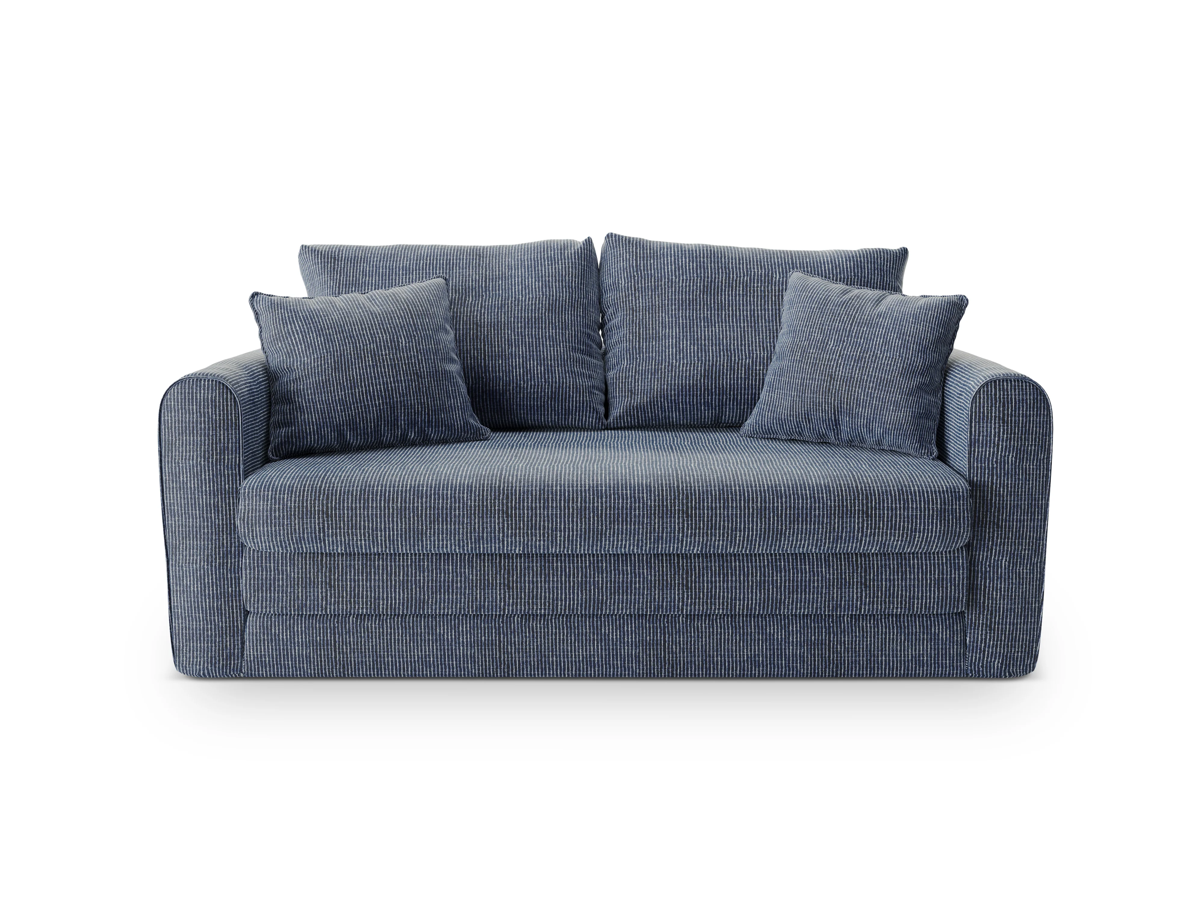 Sofa 2-osobowa z funkcją spania LIDO niebieski melanż - Image 4